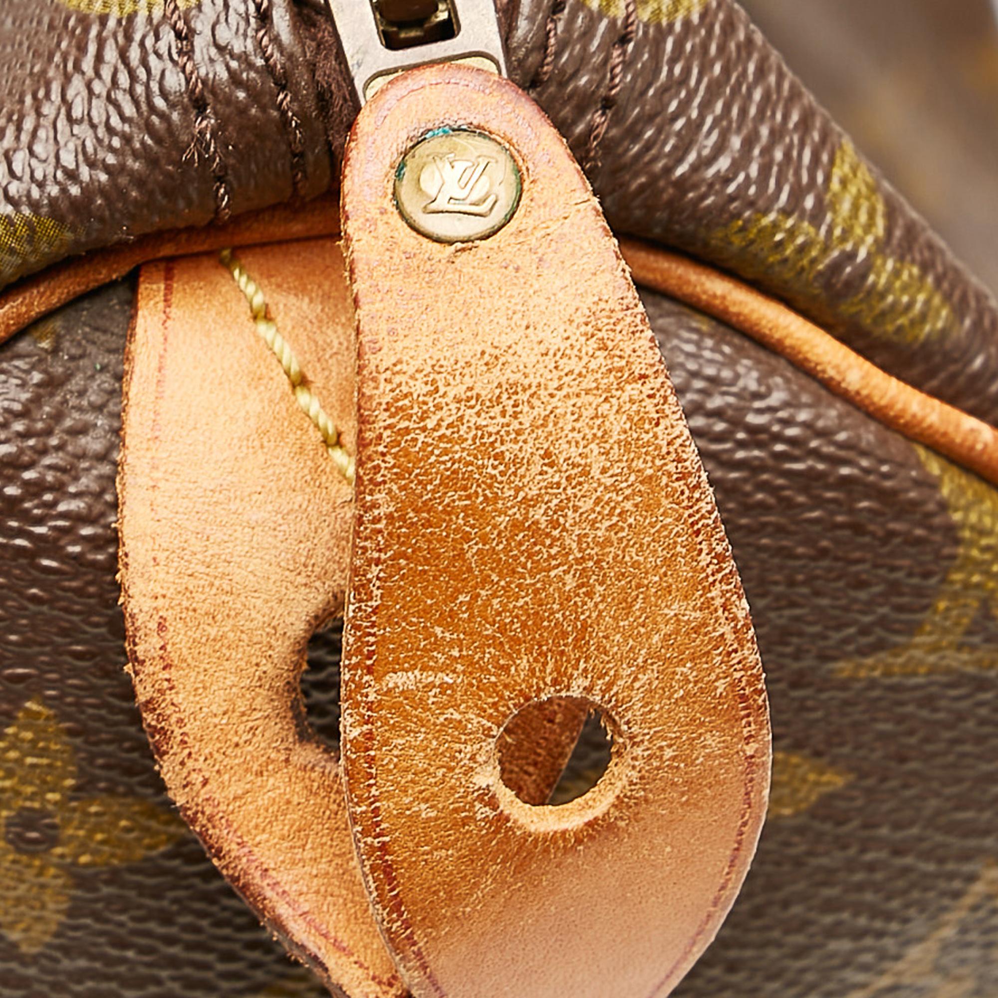 Louis Vuitton Monogram Speedy 35 (SHG-26939)