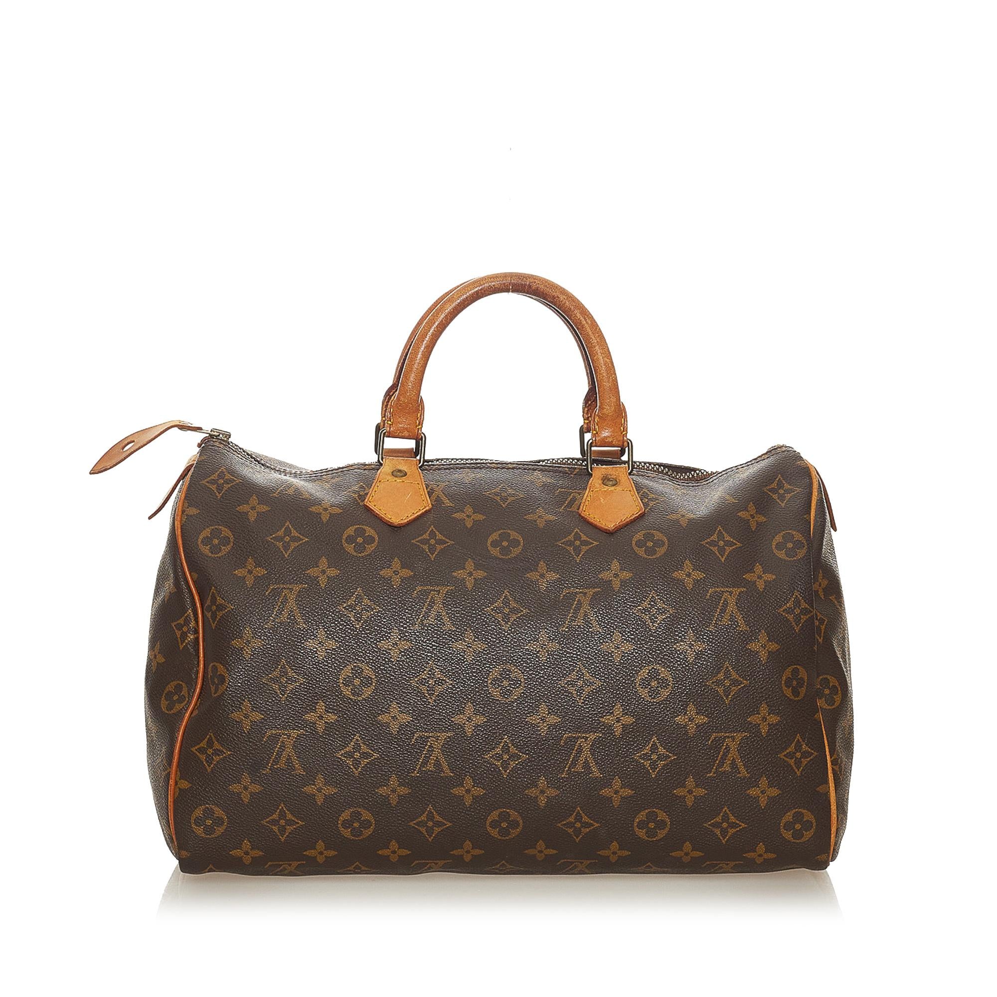 Louis Vuitton Monogram Speedy 35 (SHG-27950)