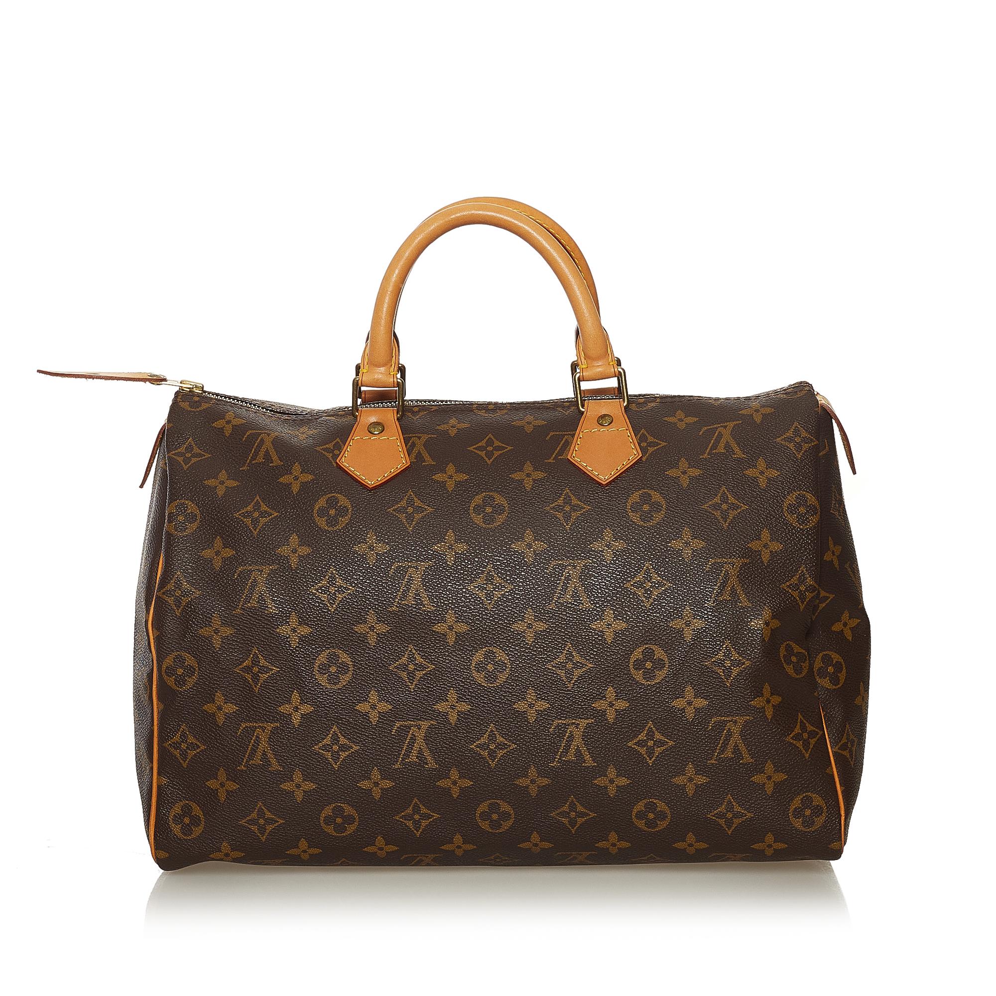 Louis Vuitton Monogram Speedy 35 (SHG-35830)