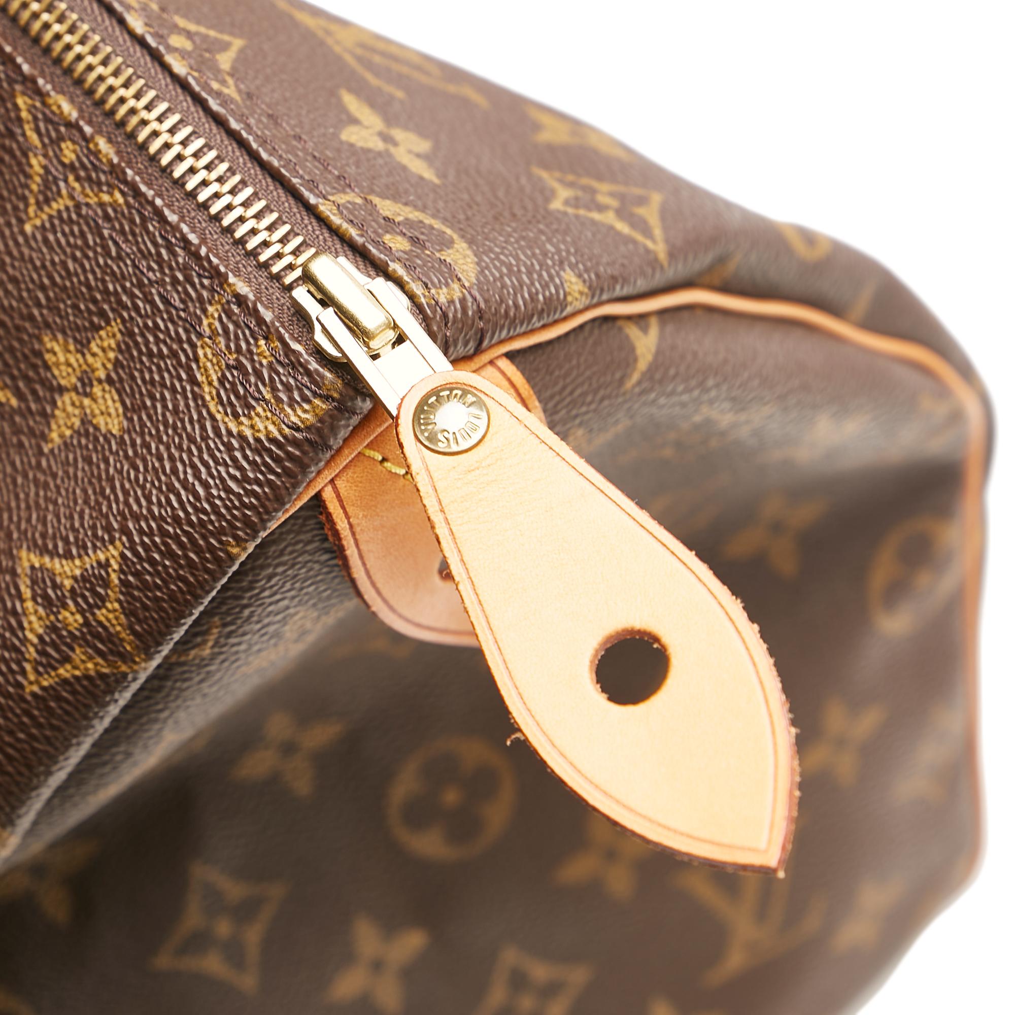 Louis Vuitton Monogram Speedy 35 (SHG-35830)