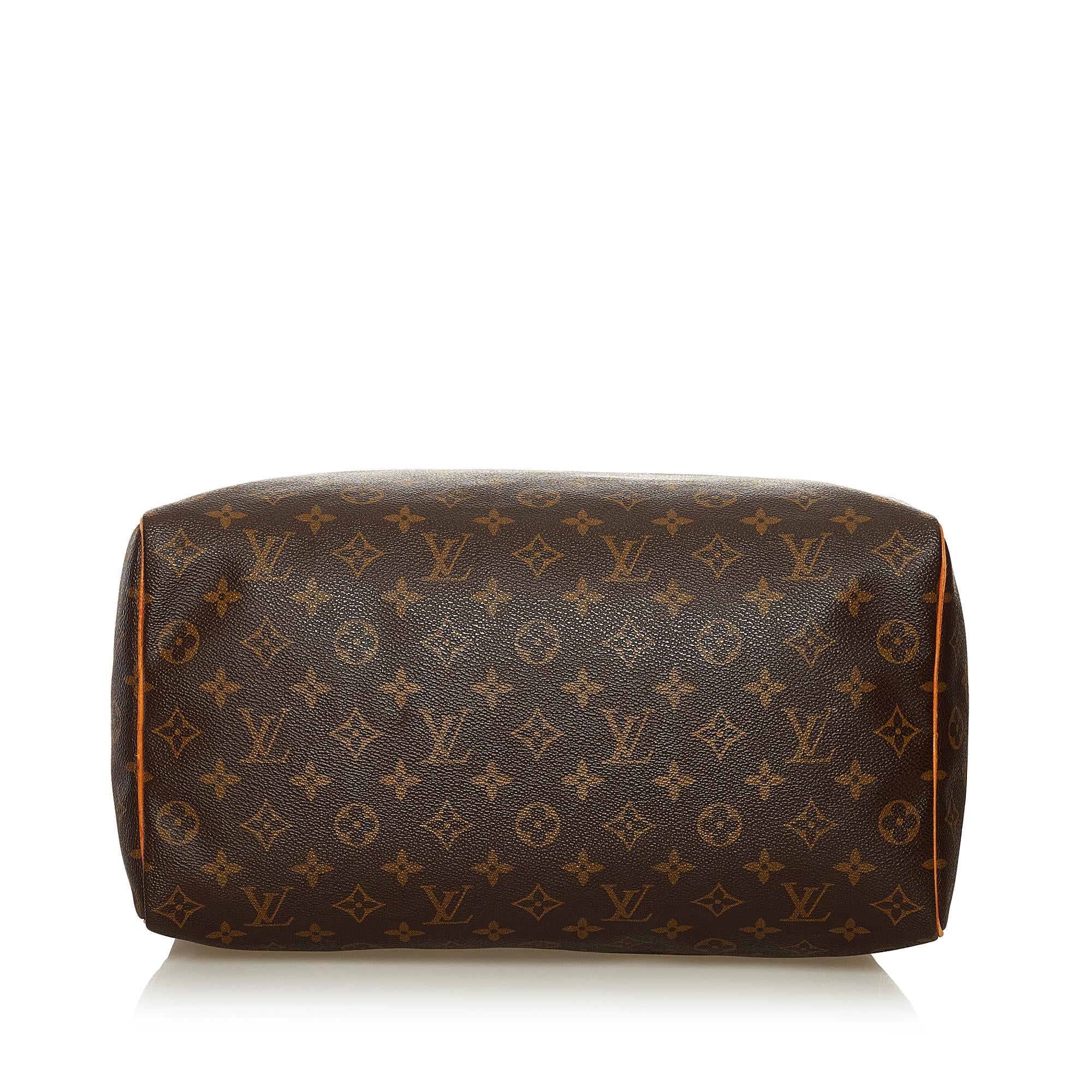 Louis Vuitton Monogram Speedy 35 (SHG-36282)