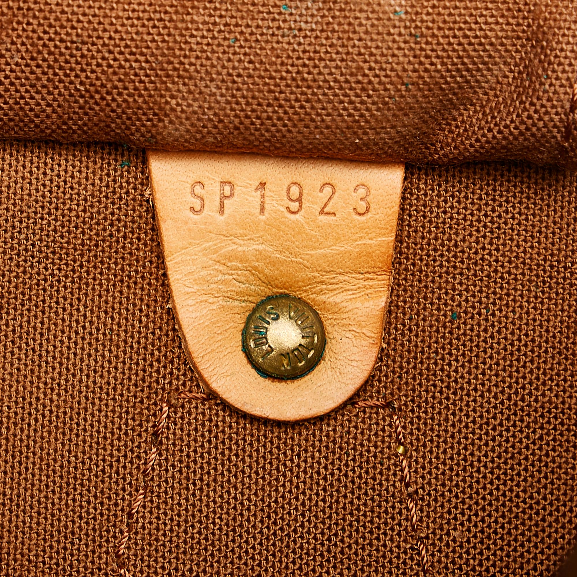 Louis Vuitton Monogram Speedy 35 (SHG-36282)