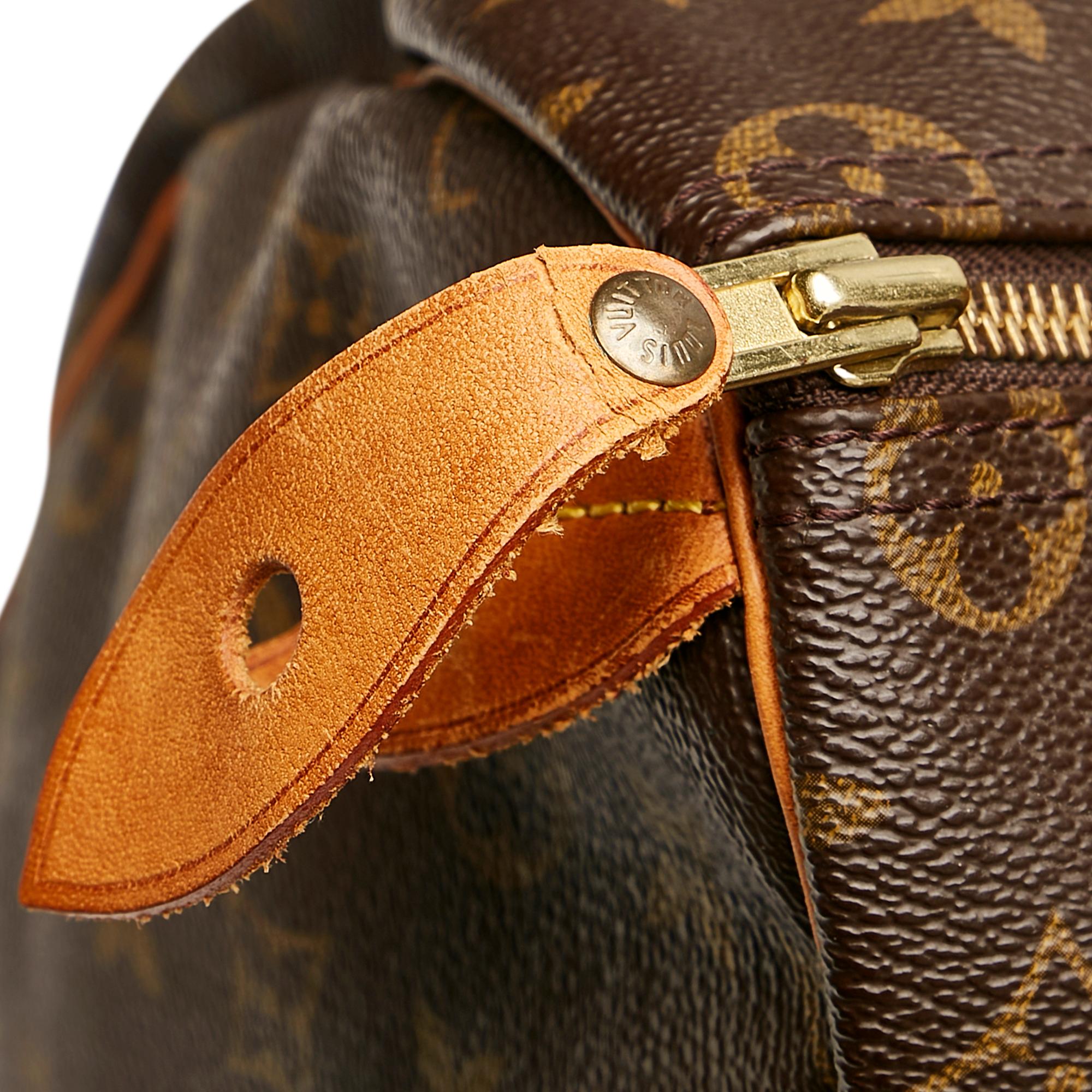 Louis Vuitton Monogram Speedy 35 (SHG-36282)