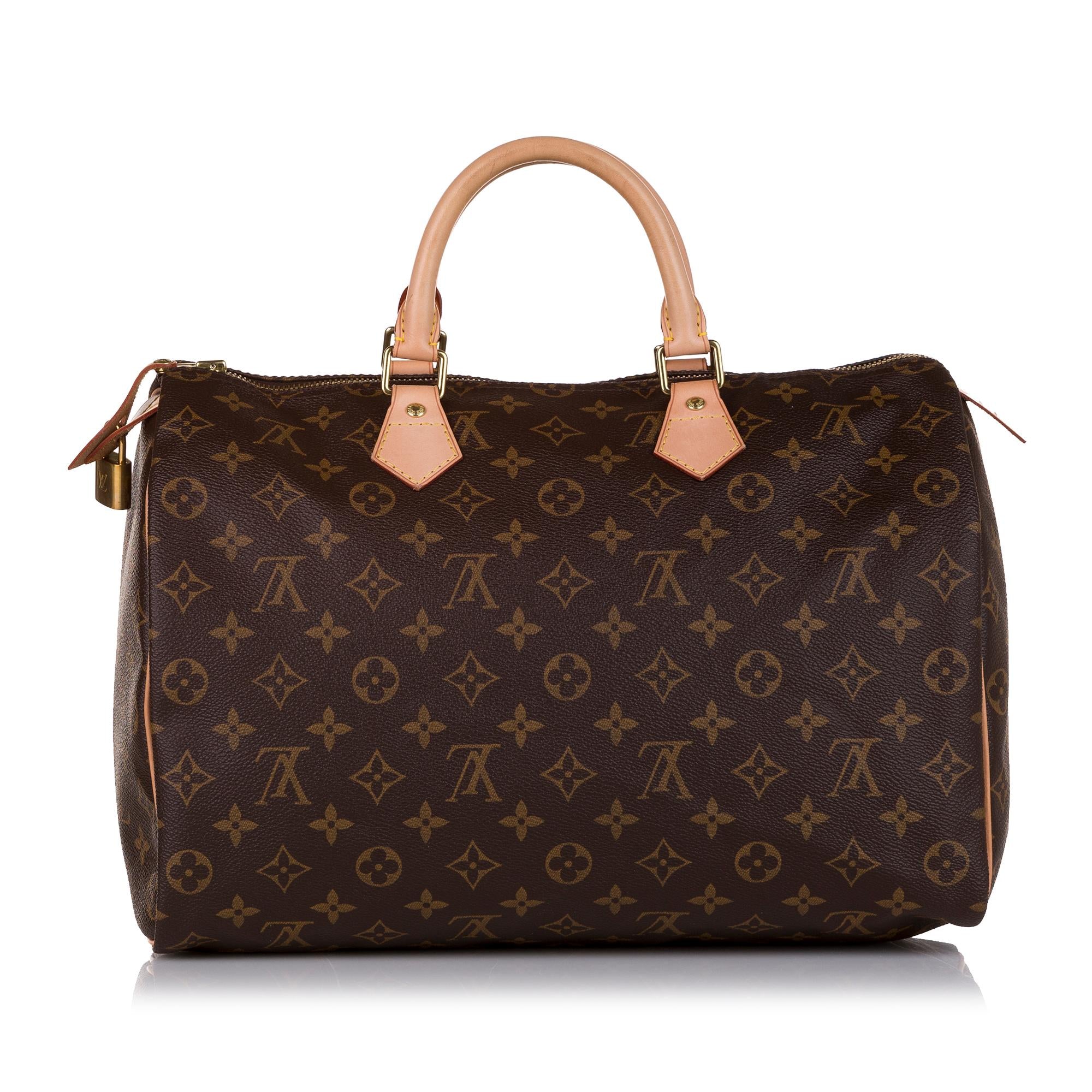 Louis Vuitton Monogram Speedy 35 (SHG-36547)