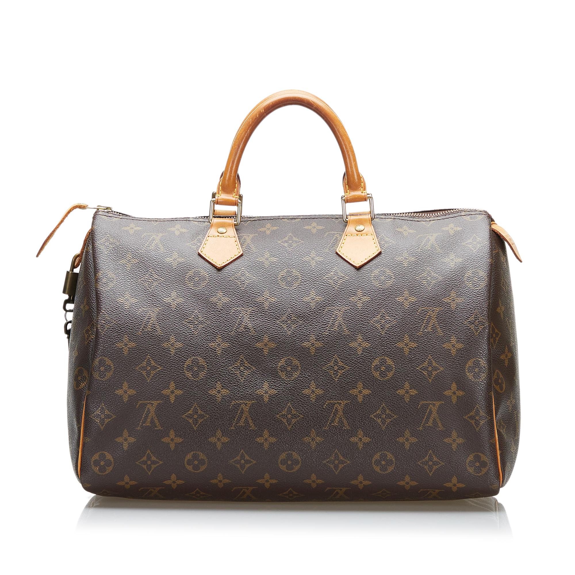 Louis Vuitton Monogram Speedy 35 (SHG-mcNS9U)
