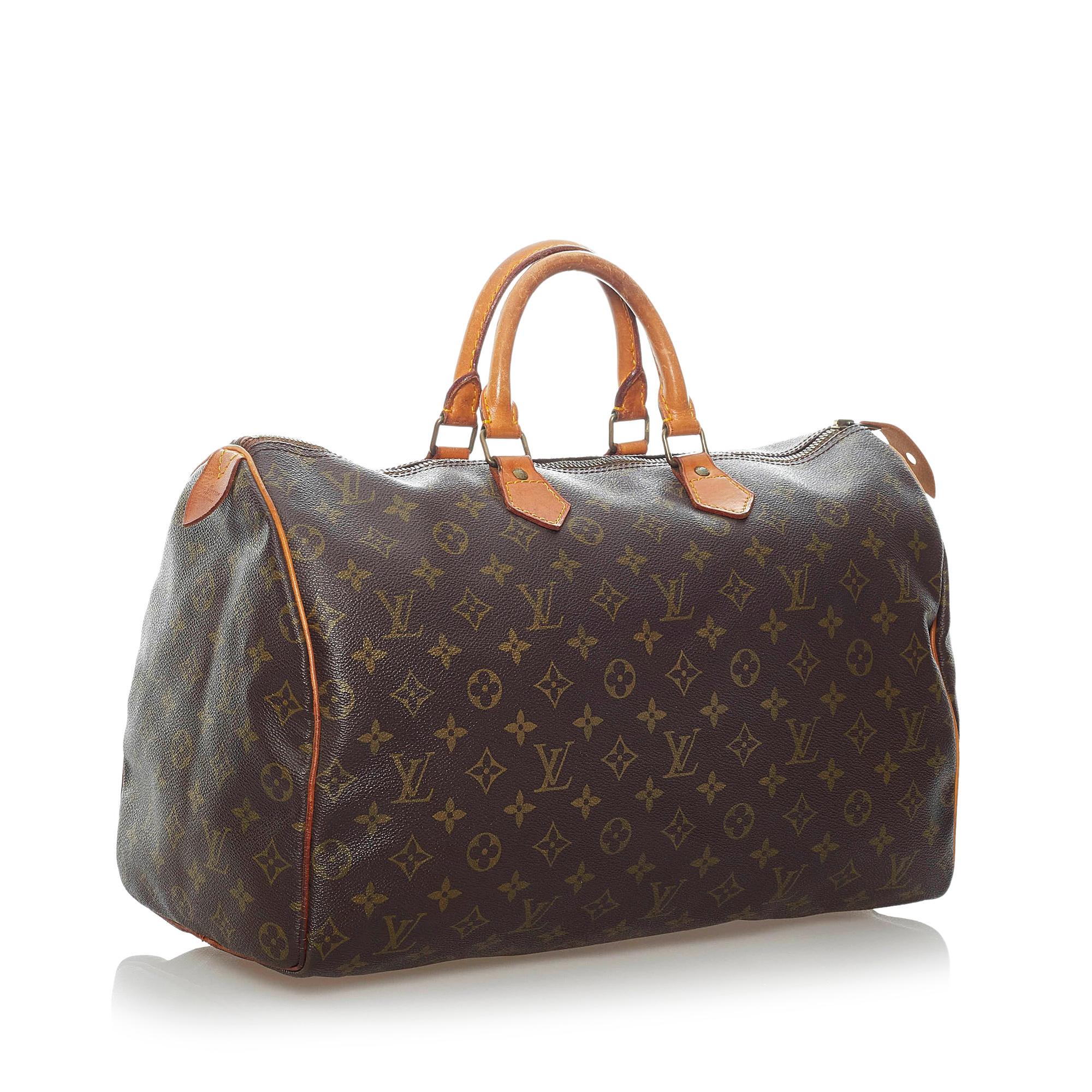 Louis Vuitton Monogram Speedy 40 (SHG-32769)