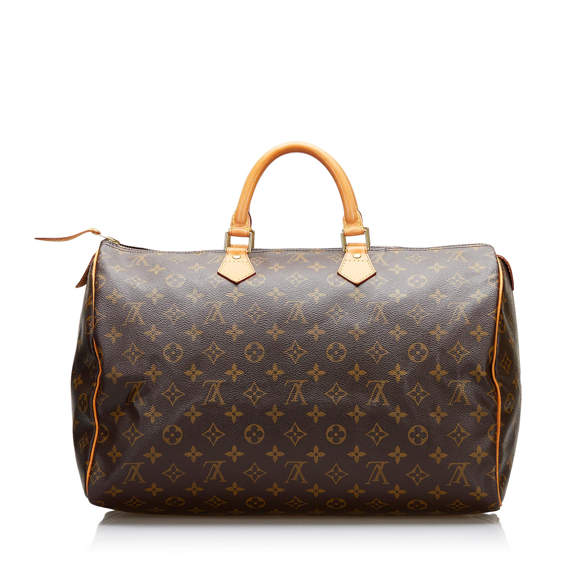 Louis Vuitton Monogram Speedy 40 (SHG-36246)