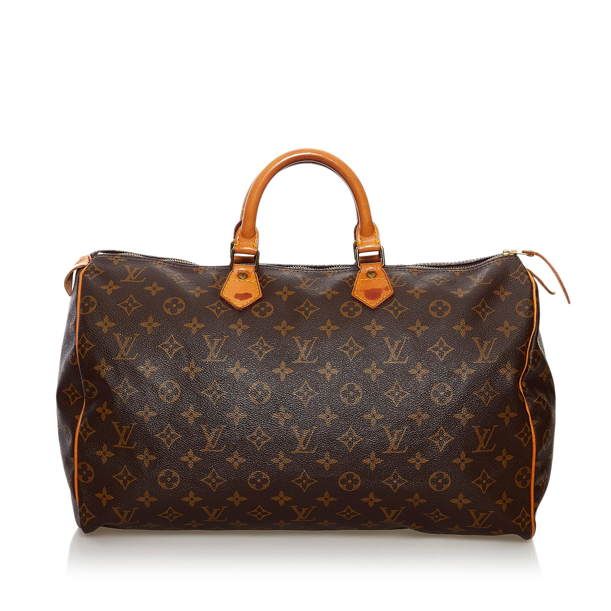Louis Vuitton Monogram Speedy 40 (SHG-36331)