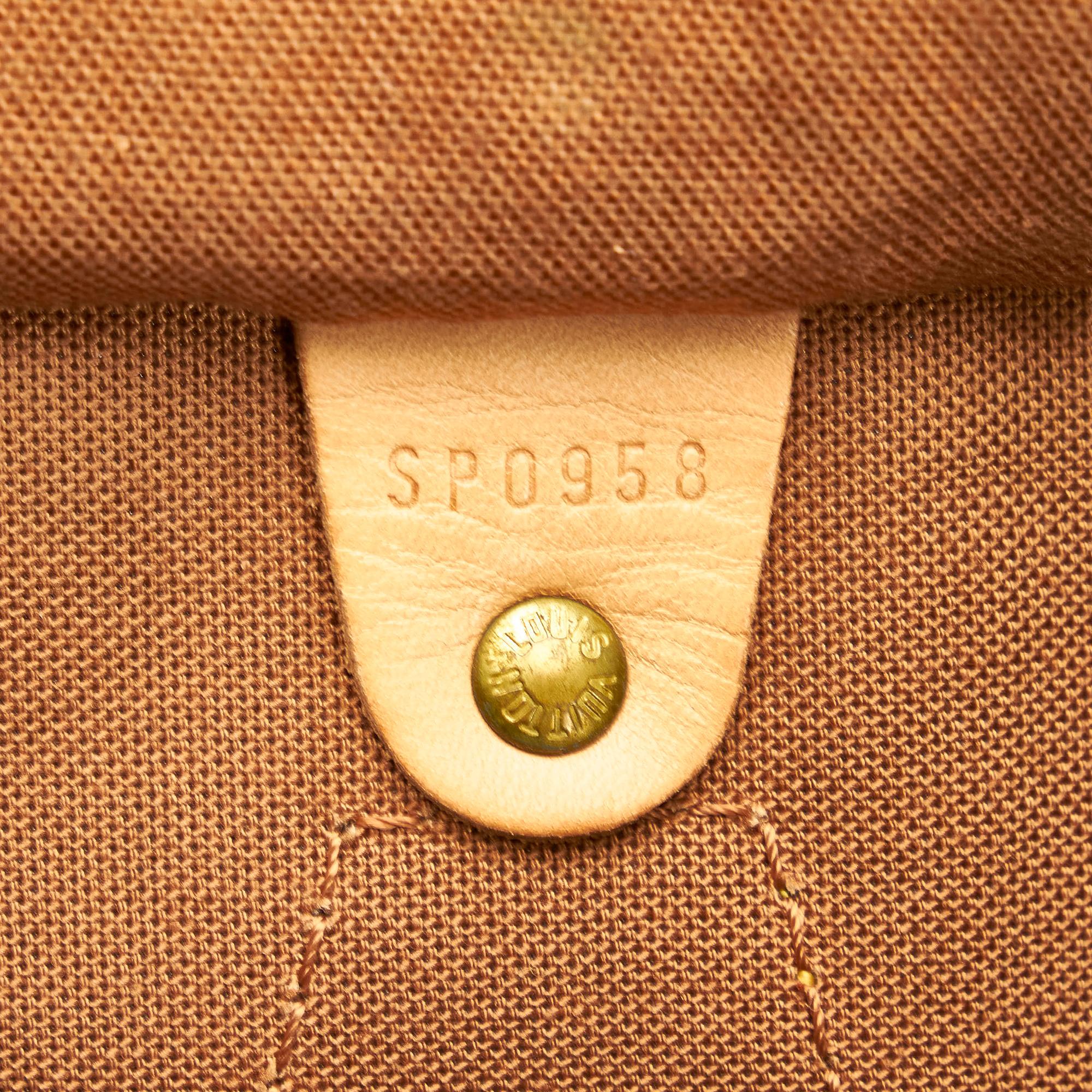 Louis Vuitton Monogram Speedy 40 (SHG-36744)