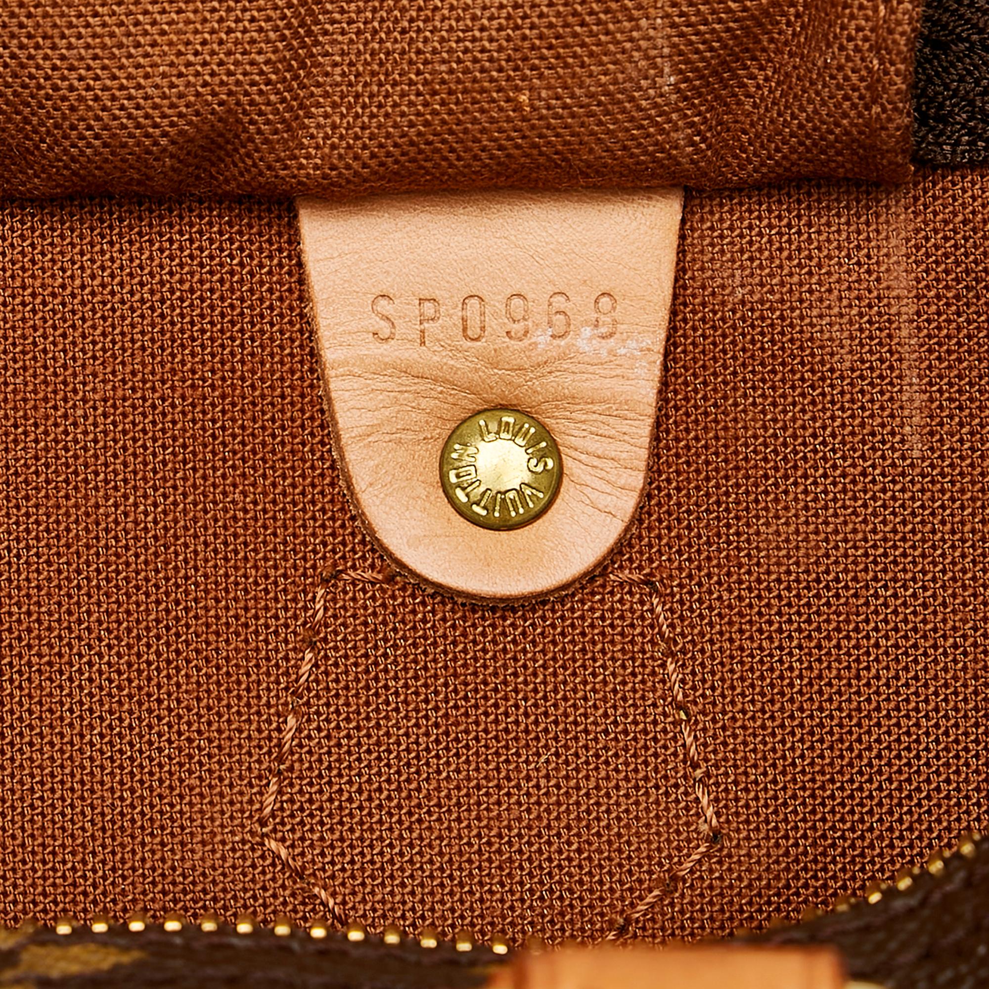 Louis Vuitton Monogram Speedy 40 (SHG-37856)