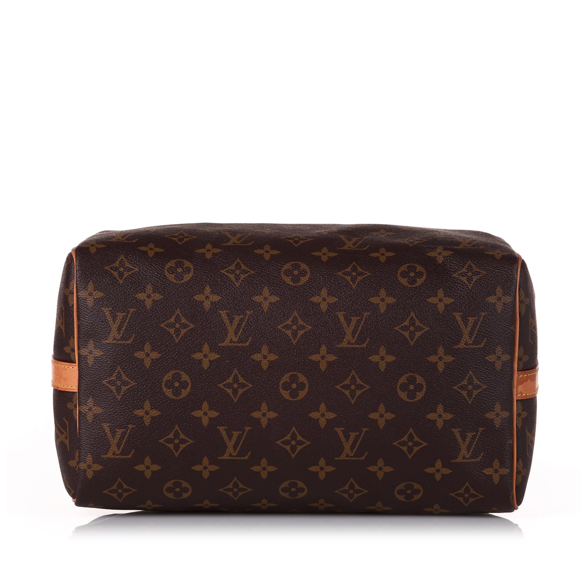 Louis Vuitton Monogram Speedy Bandouliere 30 (SHG-35821)