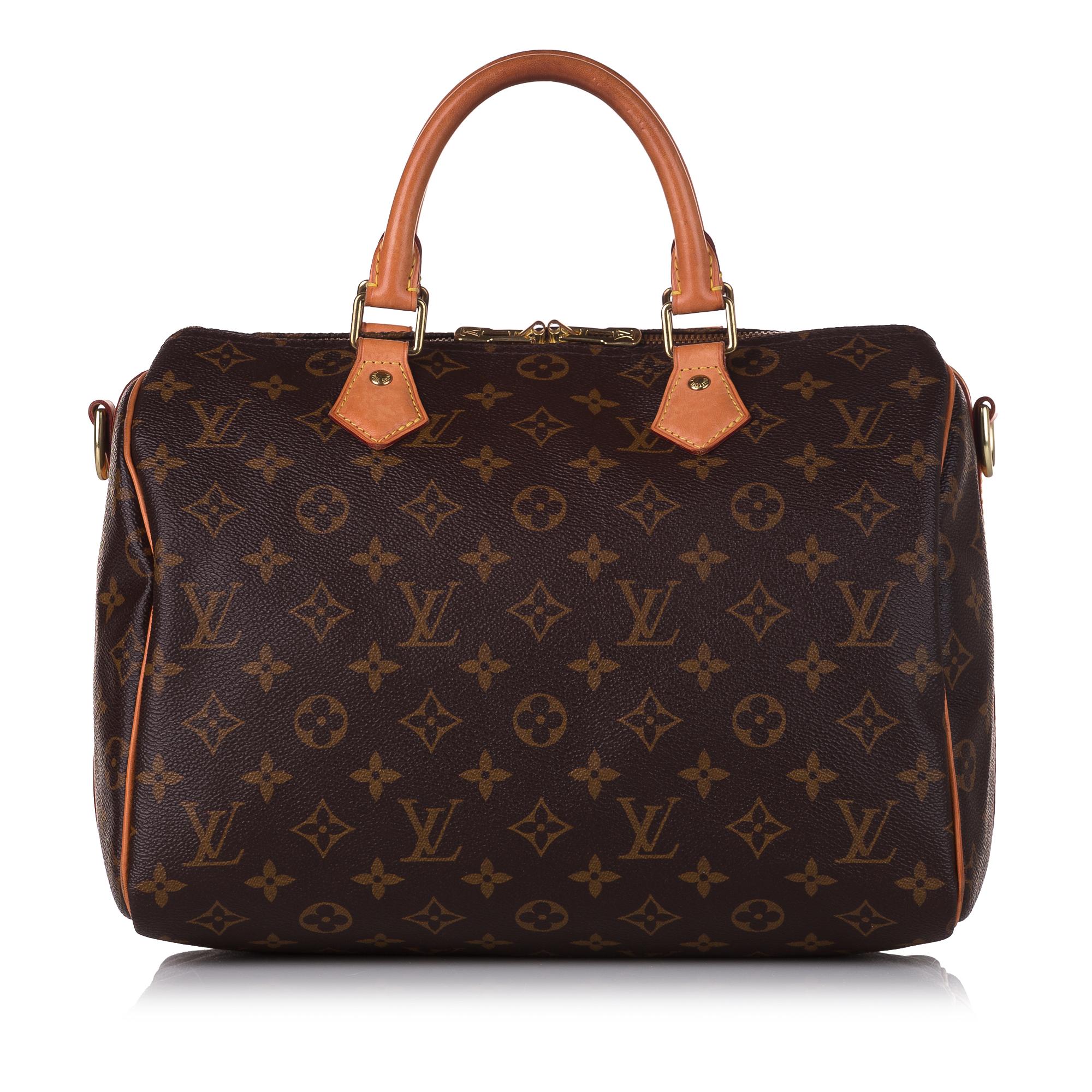 Louis Vuitton Monogram Speedy Bandouliere 30 (SHG-35821)