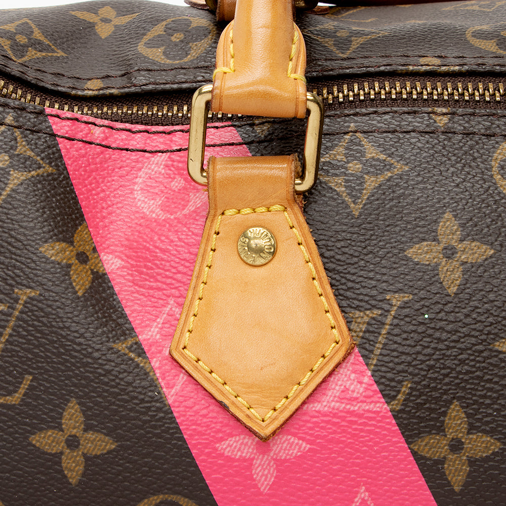 Louis Vuitton Monogram V Speedy 30 Satchel (SHF-19957)