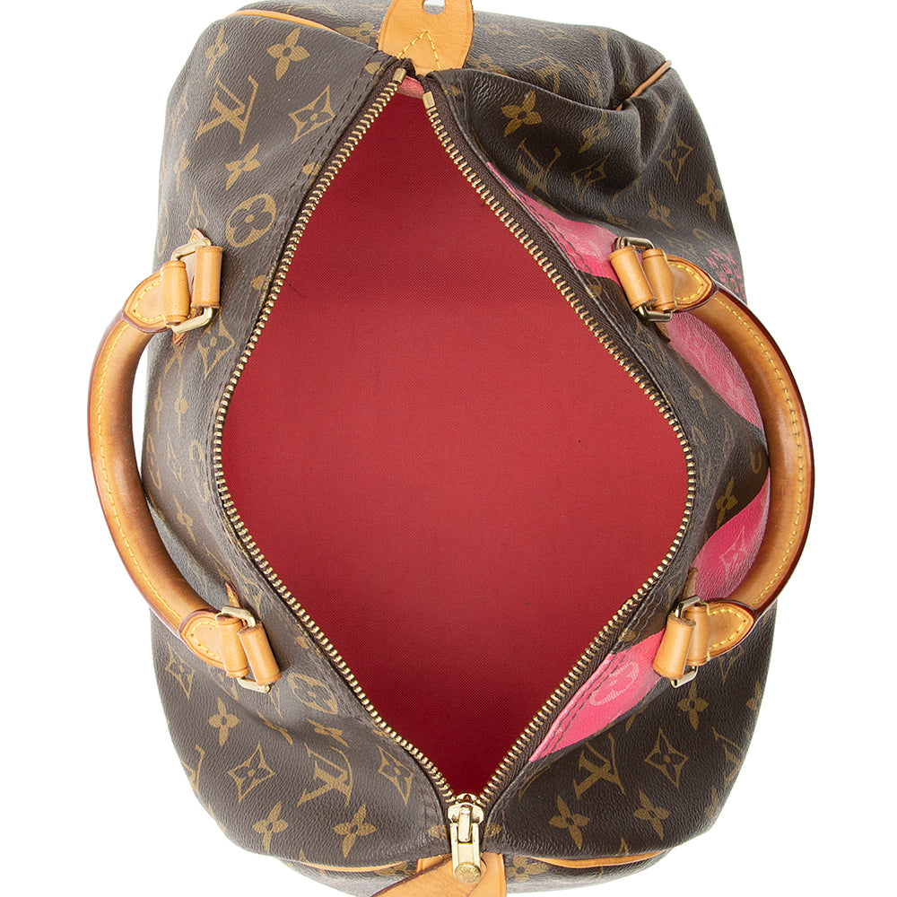 Louis Vuitton Monogram V Speedy 30 Satchel (SHF-19957)