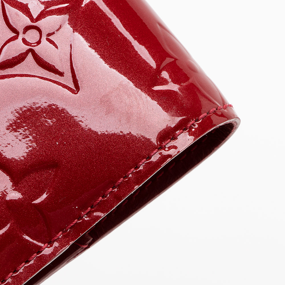 Louis Vuitton Monogram Vernis Small Ring Agenda Cover (SHF-18706)