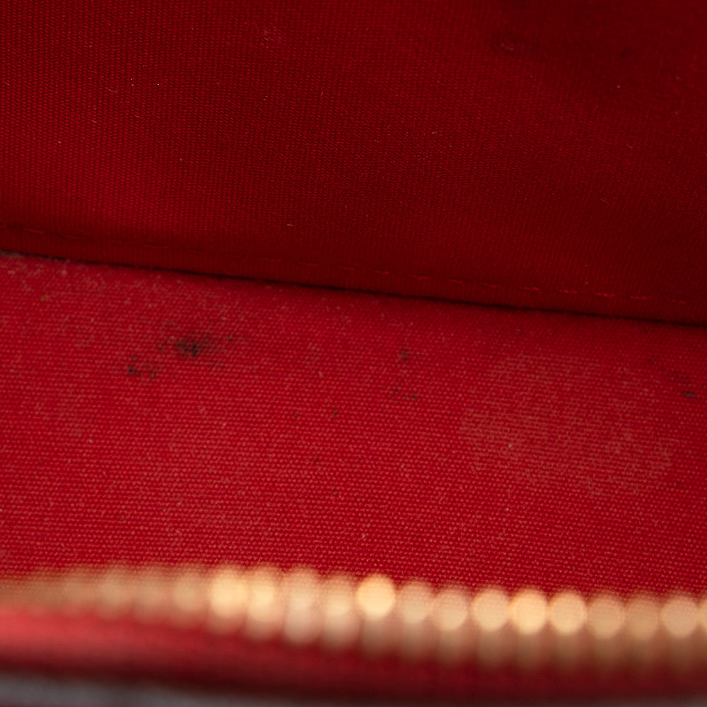 Louis Vuitton Monogram Vernis Alma BB Satchel (SHF-19150)