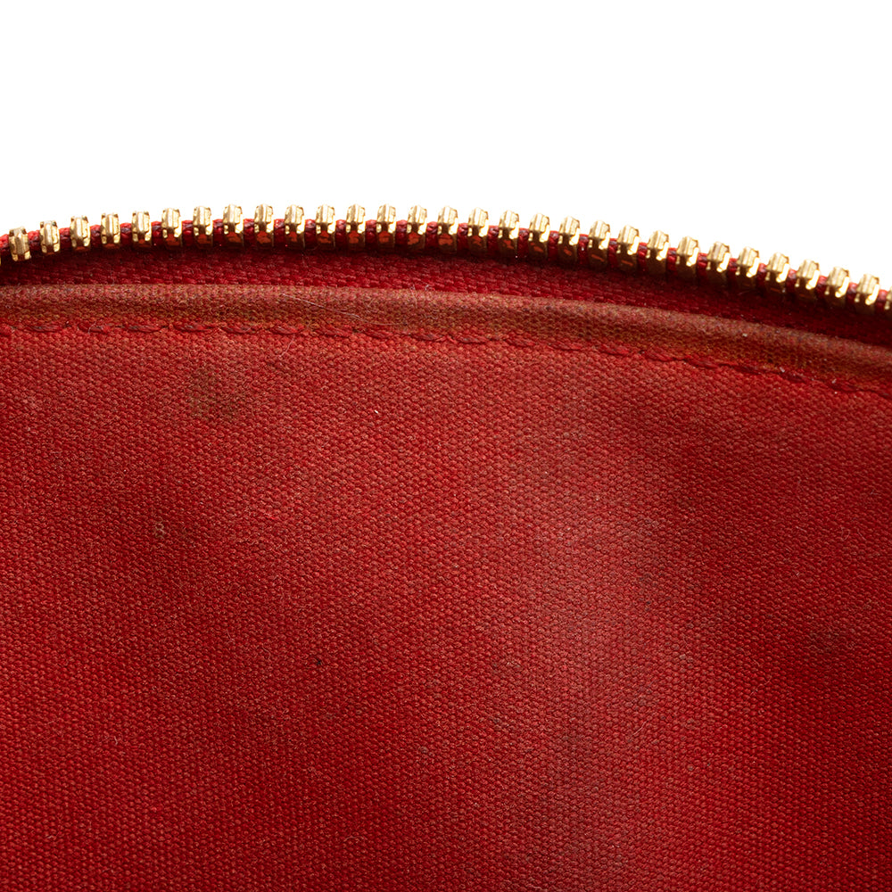 Louis Vuitton Monogram Vernis Alma BB Satchel (SHF-19150)