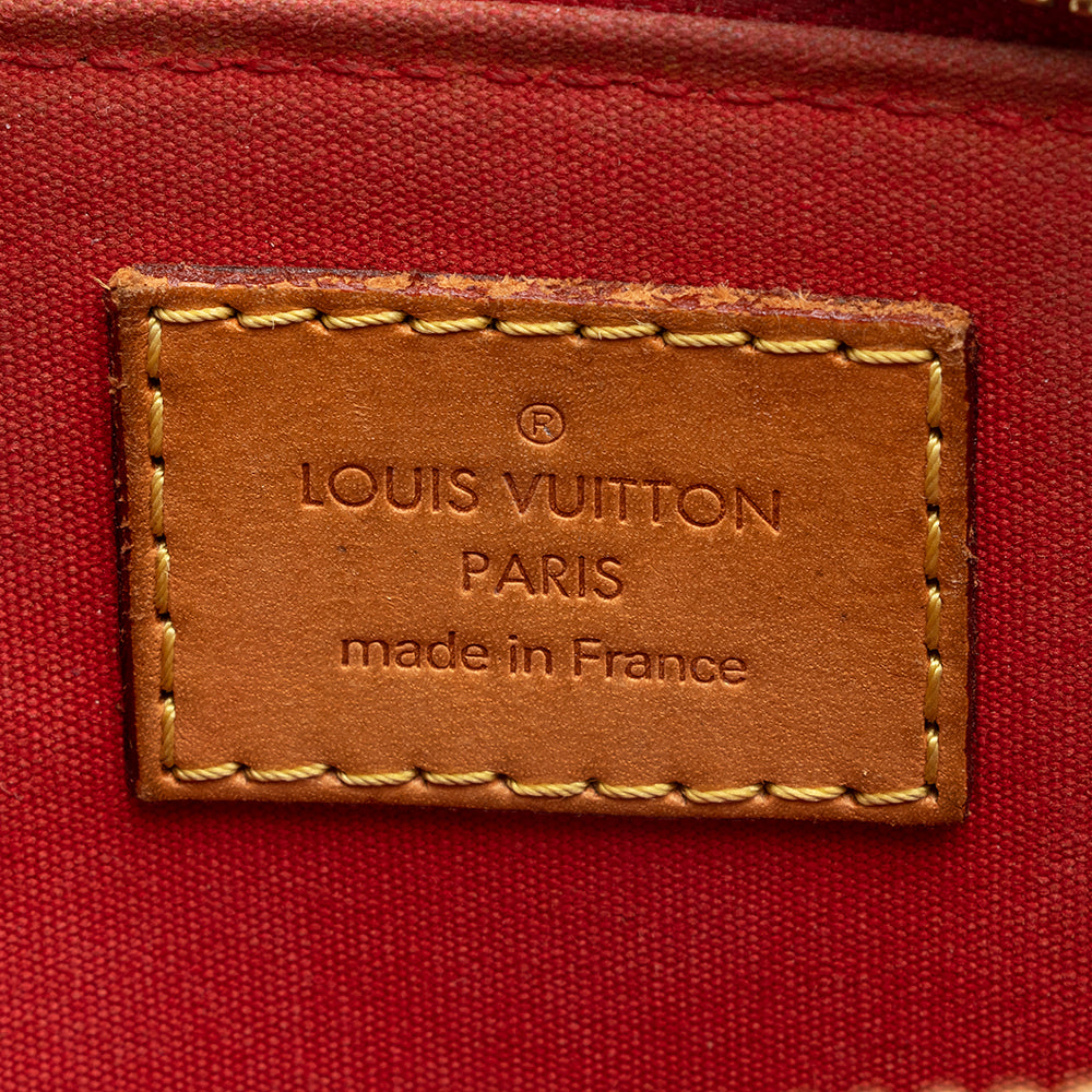 Louis Vuitton Monogram Vernis Alma BB Satchel (SHF-19150)