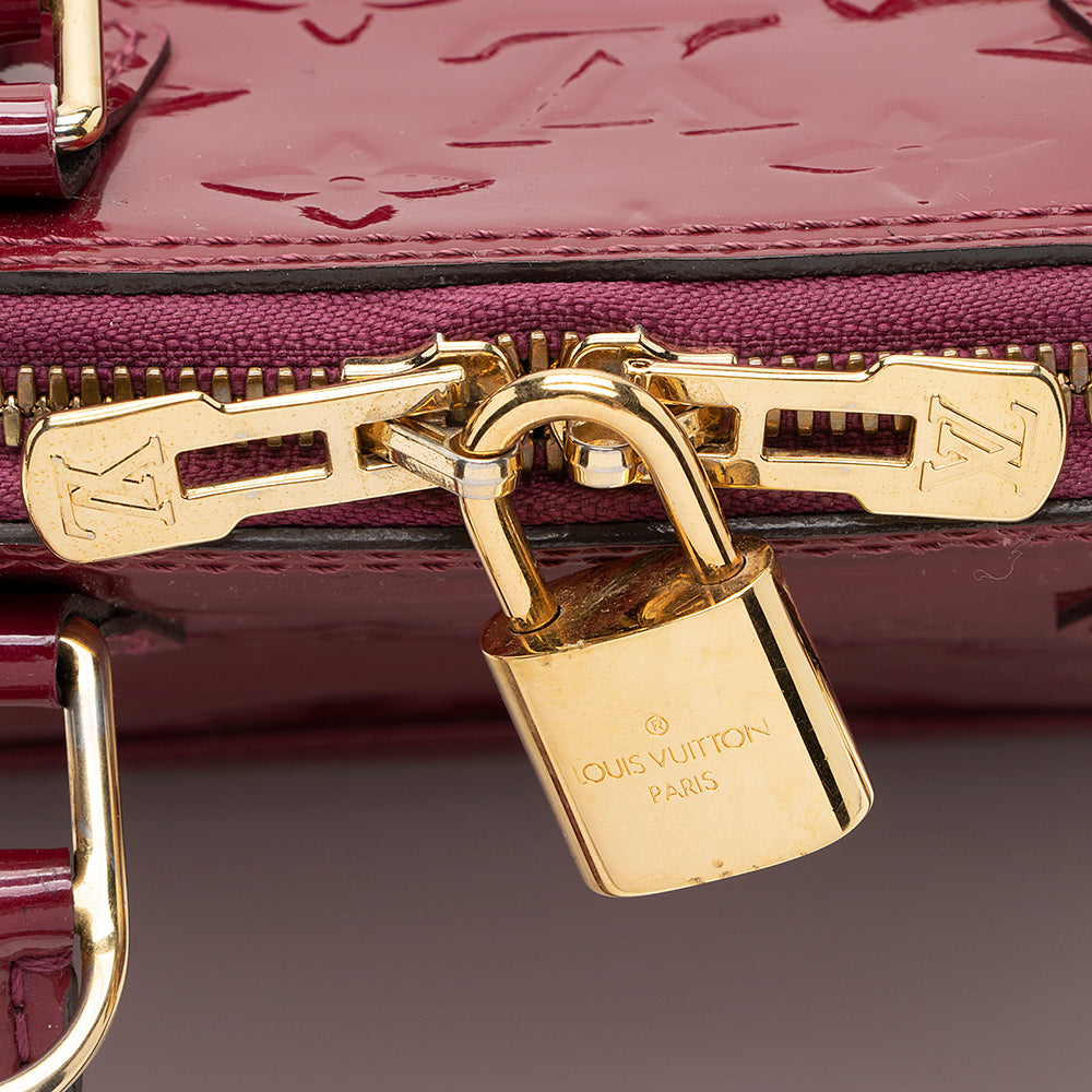 Louis Vuitton Monogram Vernis Alma BB Satchel (SHF-20801)