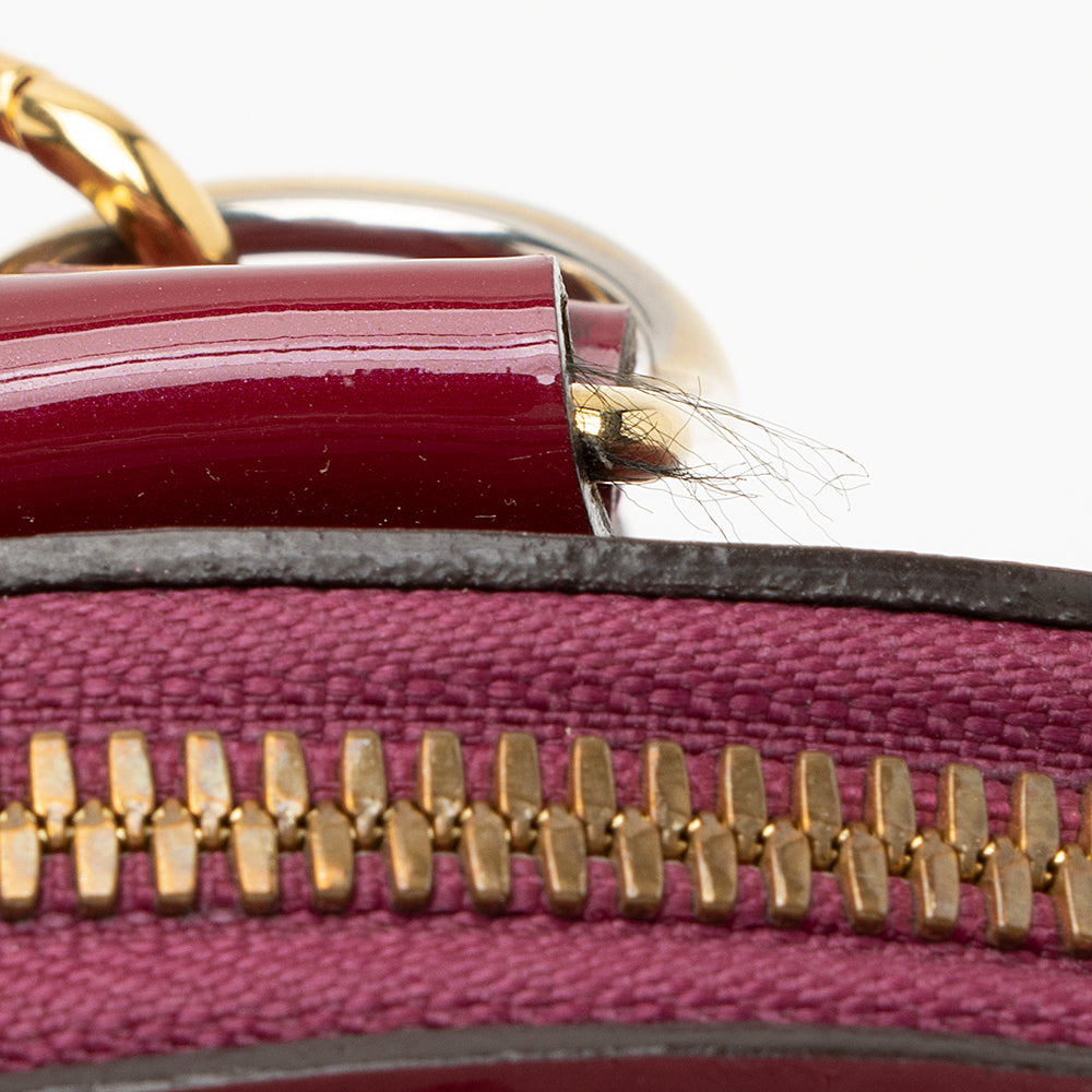 Louis Vuitton Monogram Vernis Alma BB Satchel (SHF-20801)