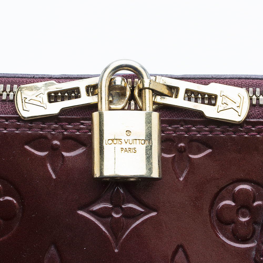 Louis Vuitton Monogram Vernis Alma GM Satchel (SHF-18916)