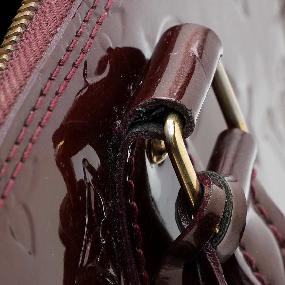 Louis Vuitton Monogram Vernis Alma GM Satchel (SHF-18916)