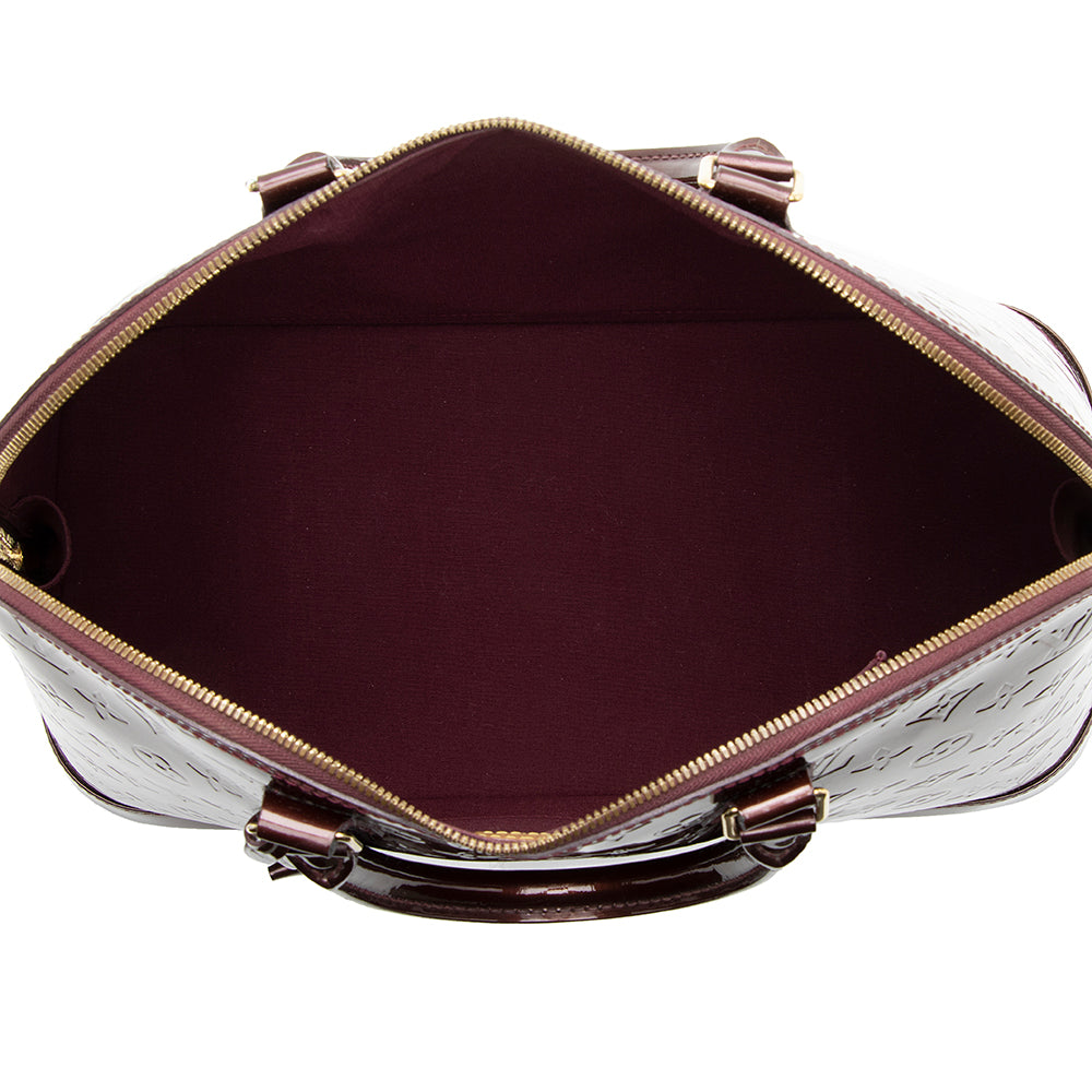 Louis Vuitton Monogram Vernis Alma GM Satchel (SHF-18916)