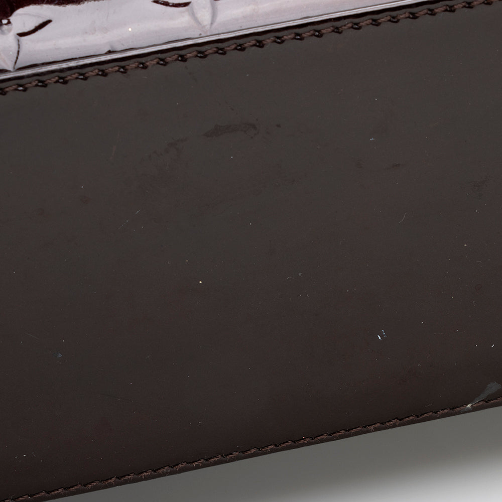 Louis Vuitton Monogram Vernis Brea MM Satchel (SHF-21484)