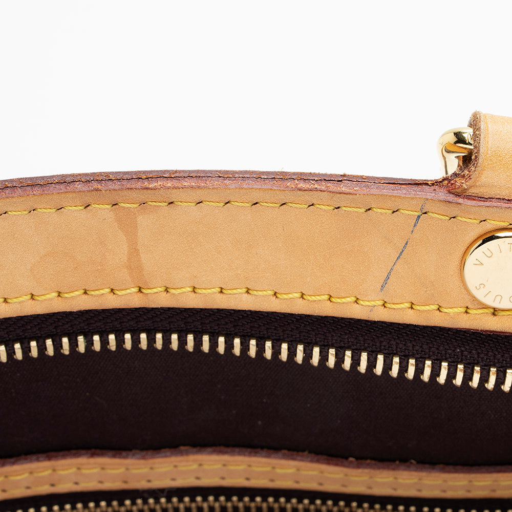 Louis Vuitton Monogram Vernis Brea MM Satchel (SHF-21484)