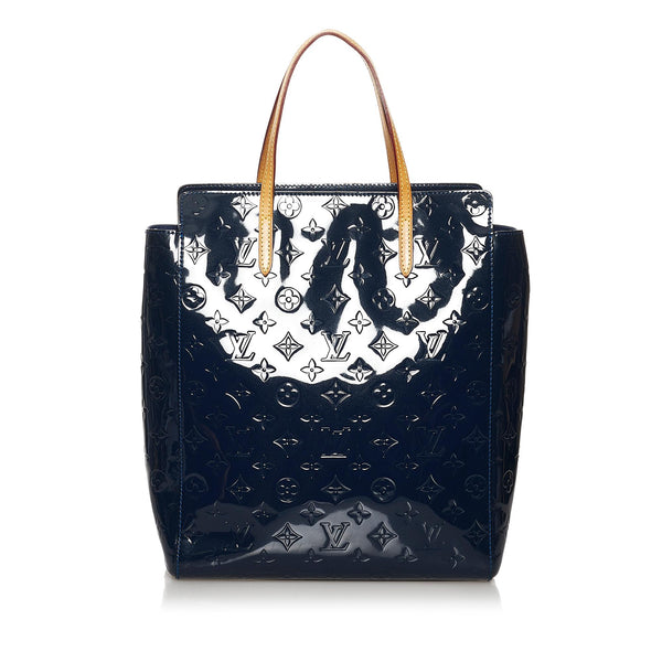Louis Vuitton handbag in blue monogram patent leather