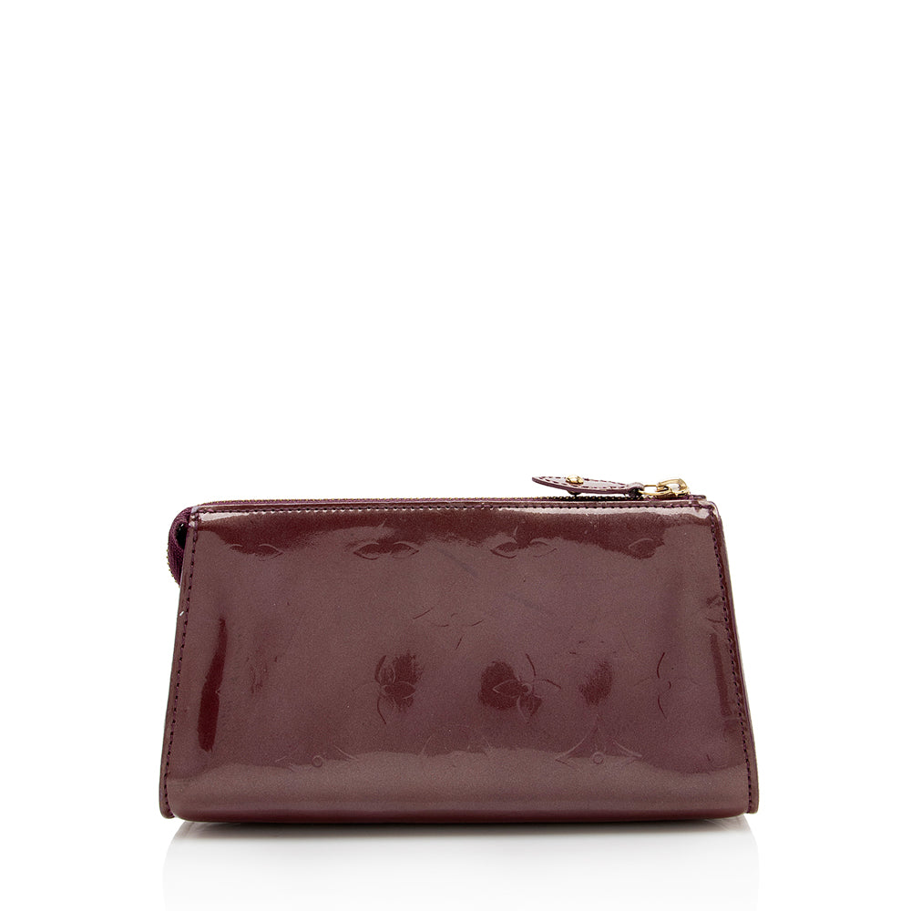 Louis Vuitton Monogram Vernis Cosmetic Pouch (SHF-18485)