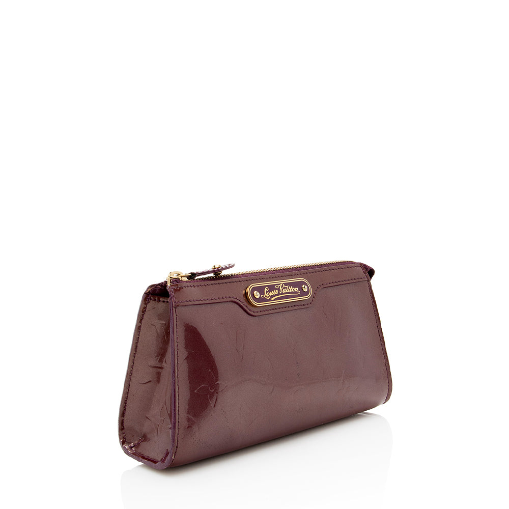 Louis Vuitton Monogram Vernis Cosmetic Pouch (SHF-18485)