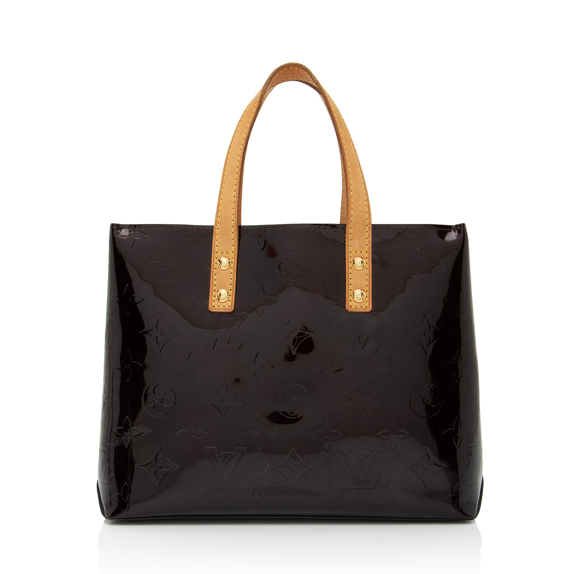 Louis Vuitton Monogram Vernis Reade PM Tote (SHF-bFQHRr)
