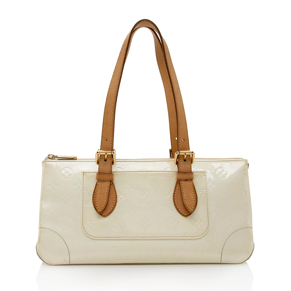 Louis Vuitton Monogram Vernis Rosewood Satchel (SHF-18028)