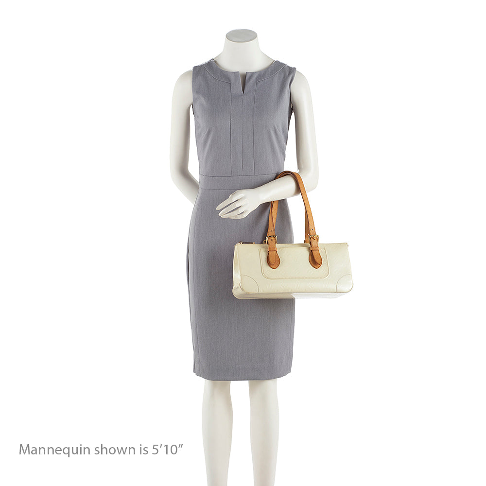 Louis Vuitton Monogram Vernis Rosewood Satchel (SHF-18028)