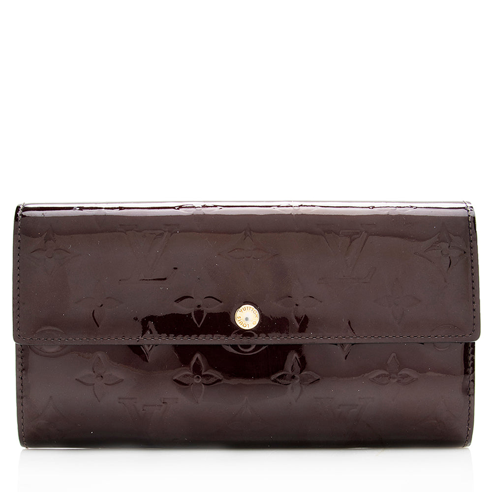 Louis Vuitton Monogram Vernis Sarah Wallet - FINAL SALE (SHF-18246)