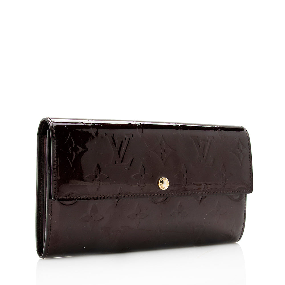 Louis Vuitton Monogram Vernis Sarah Wallet - FINAL SALE (SHF-18246)