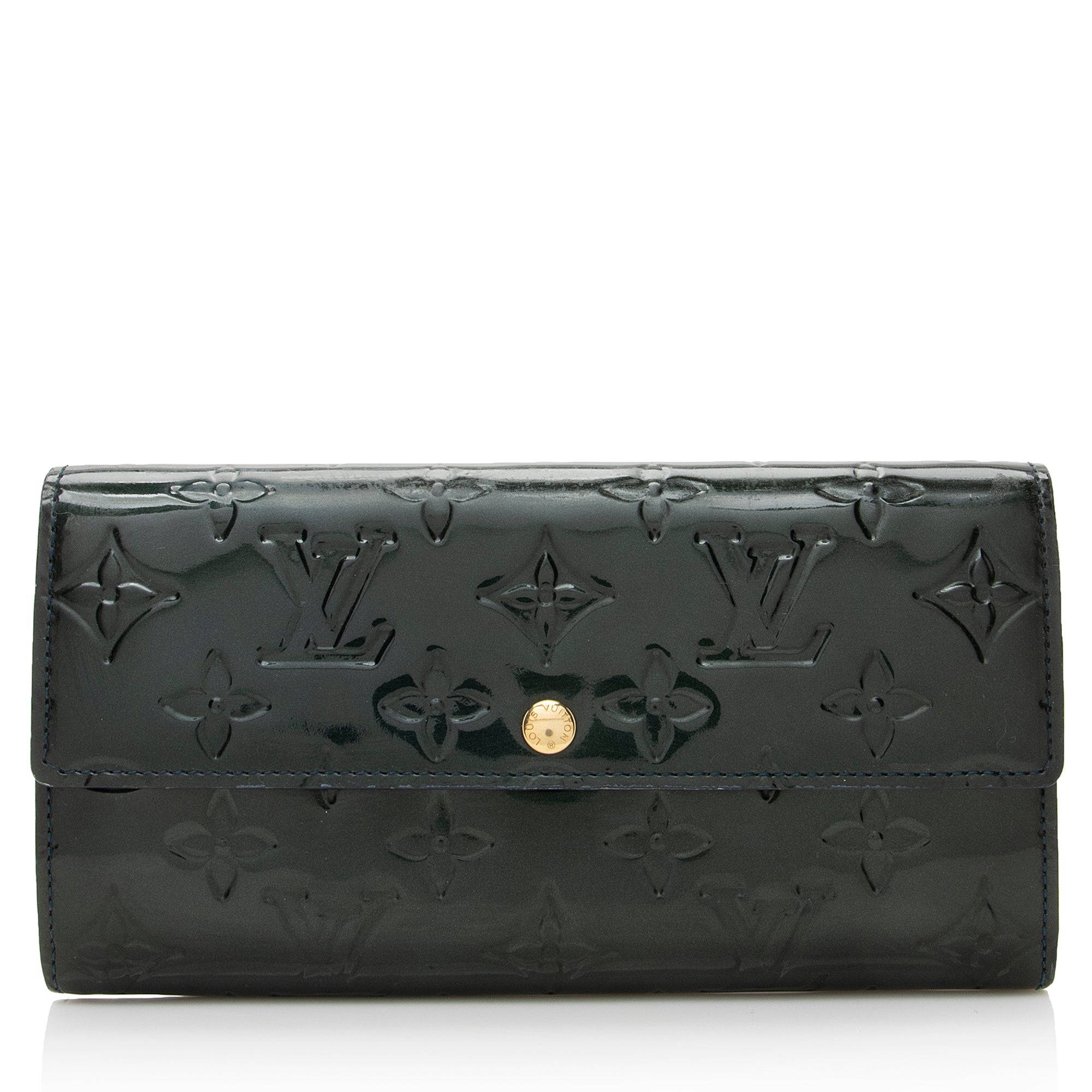 Louis Vuitton Monogram Vernis Sarah Wallet (SHF-22290)