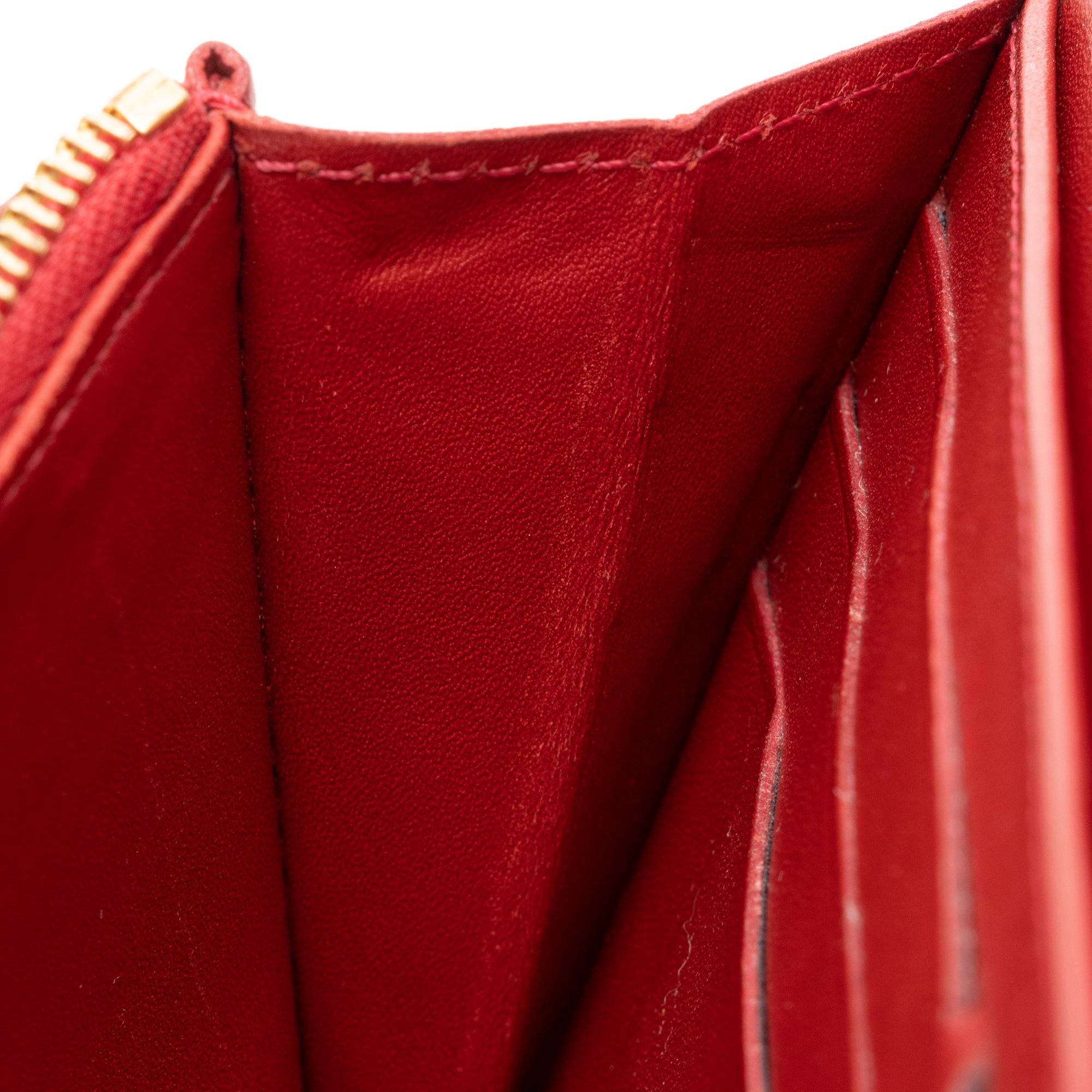 Louis Vuitton Monogram Vernis Sarah Wallet (SHF-23901)