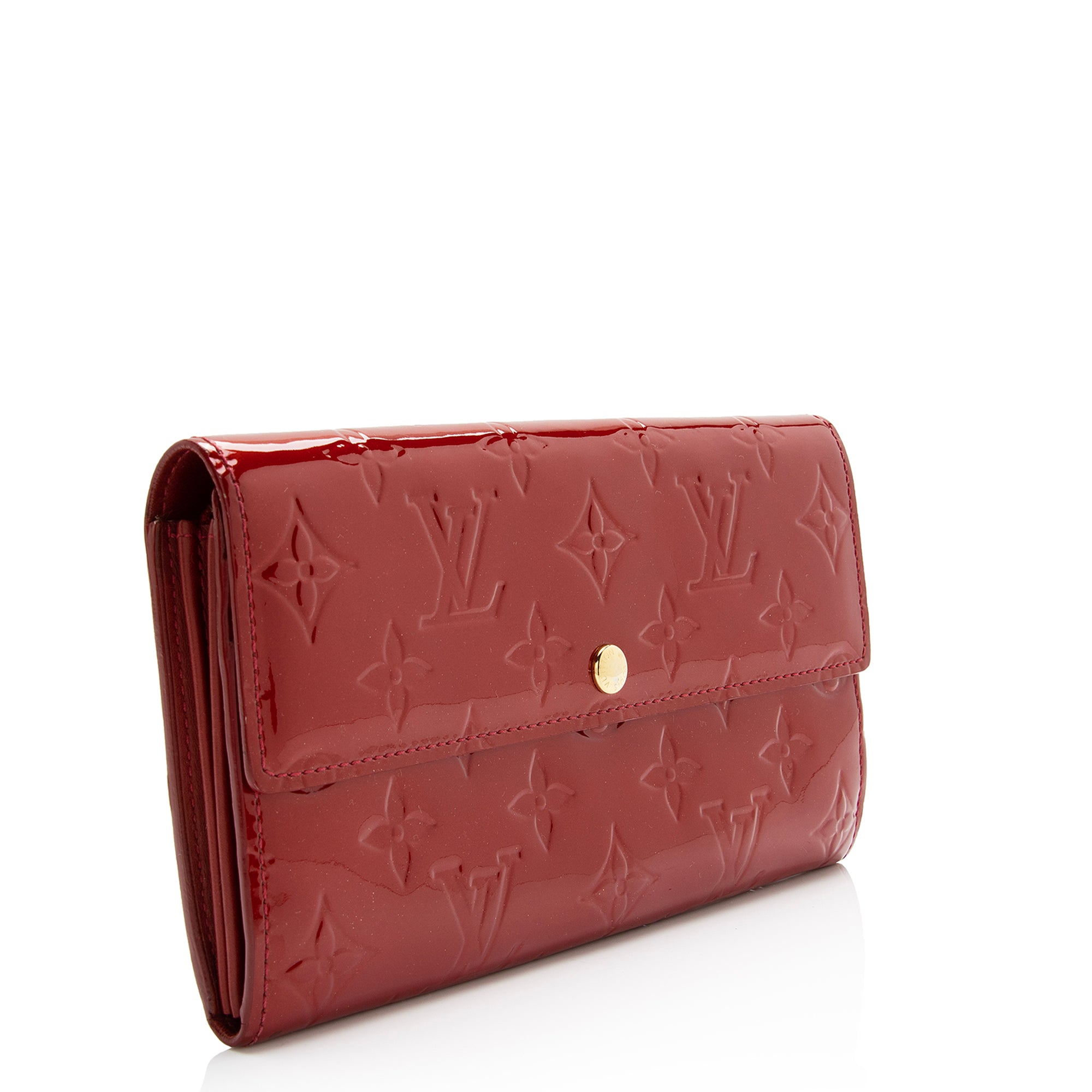 Louis Vuitton Monogram Vernis Sarah Wallet (SHF-23901)