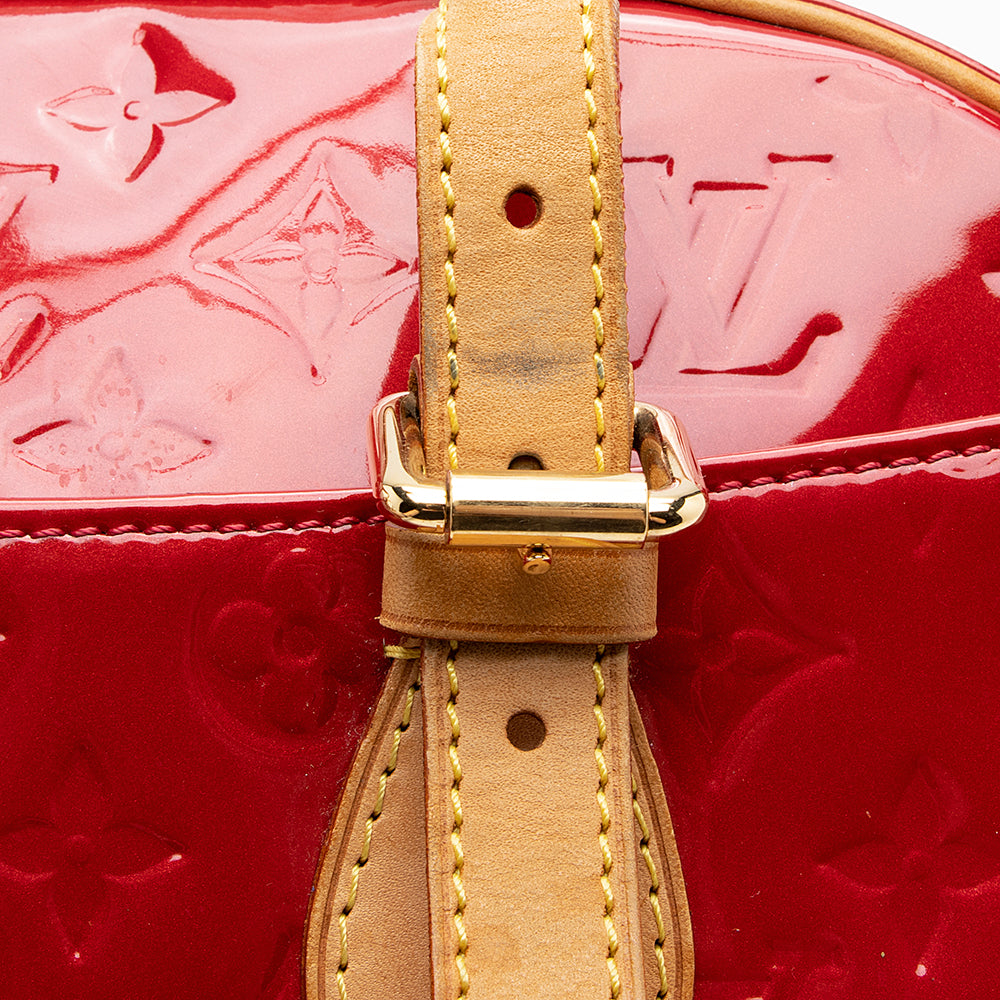 Louis Vuitton Monogram Vernis Summit Drive Satchel (SHF-18409)