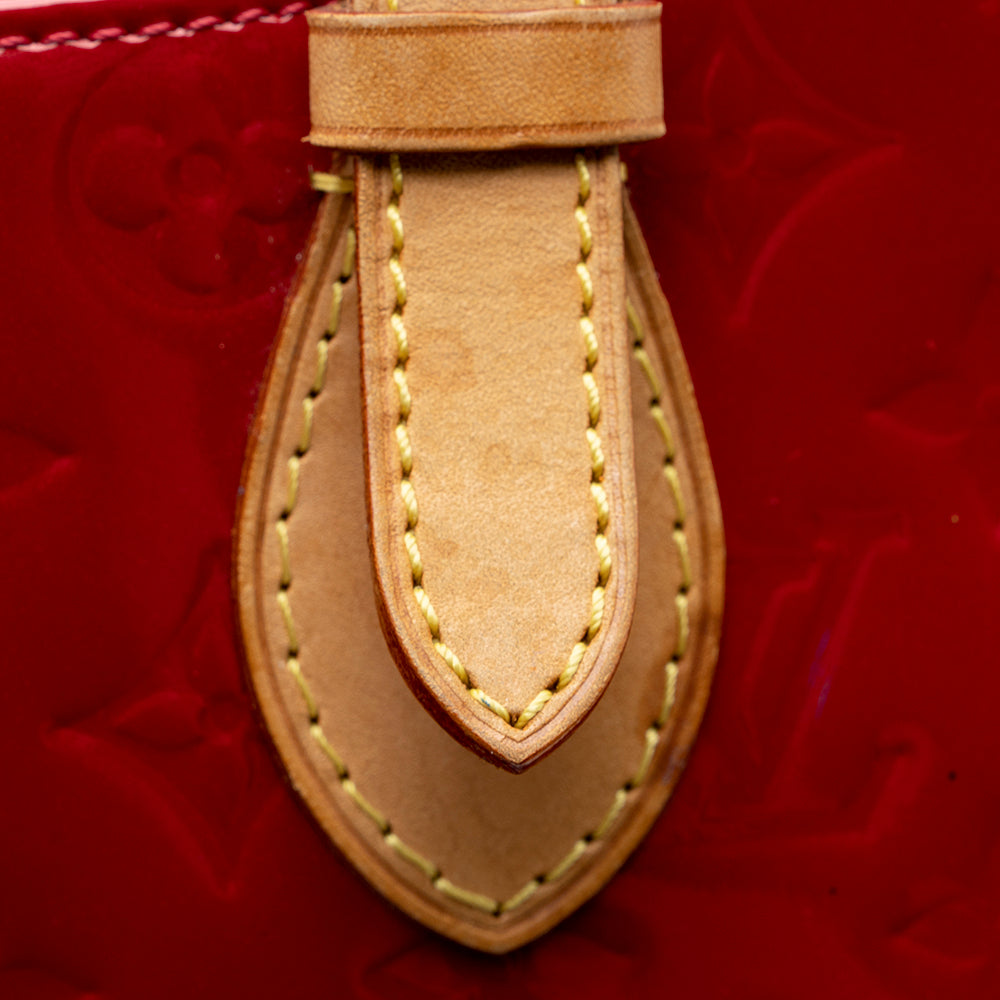 Louis Vuitton Monogram Vernis Summit Drive Satchel (SHF-18409)