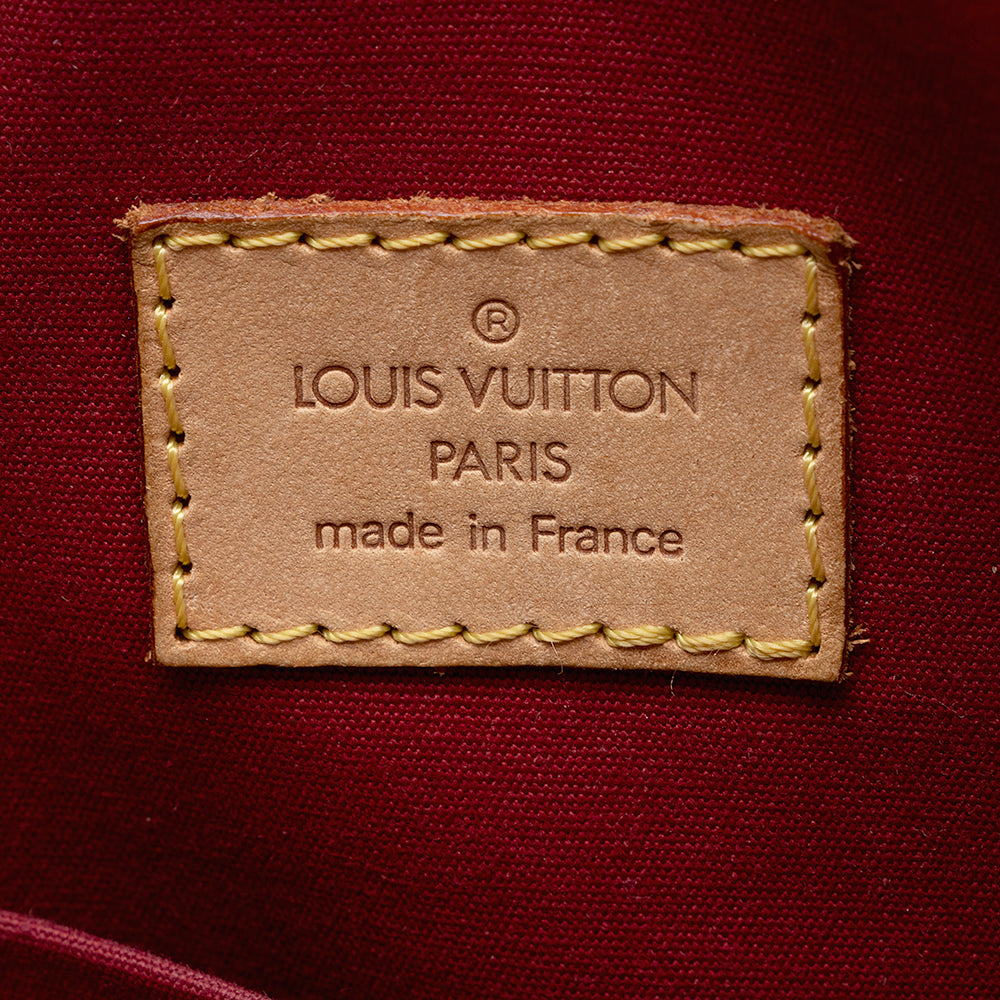 Louis Vuitton Monogram Vernis Summit Drive Satchel (SHF-18409)