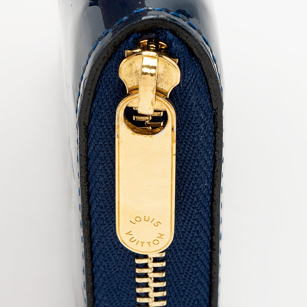 Louis Vuitton Monogram Vernis Zippy Coin Purse (SHF-18544)