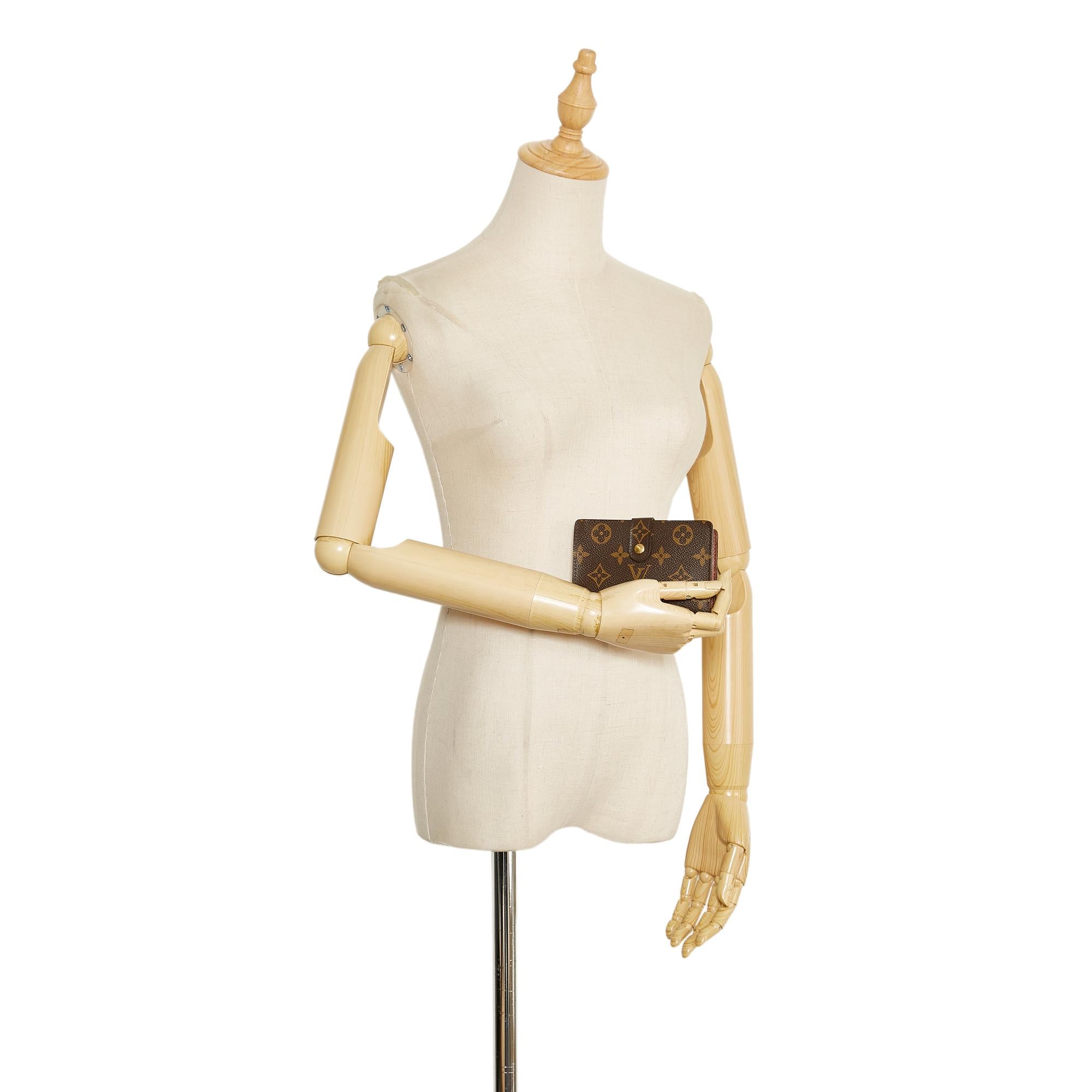 Louis Vuitton Monogram Viennois Wallet (SHG-63oUIC)