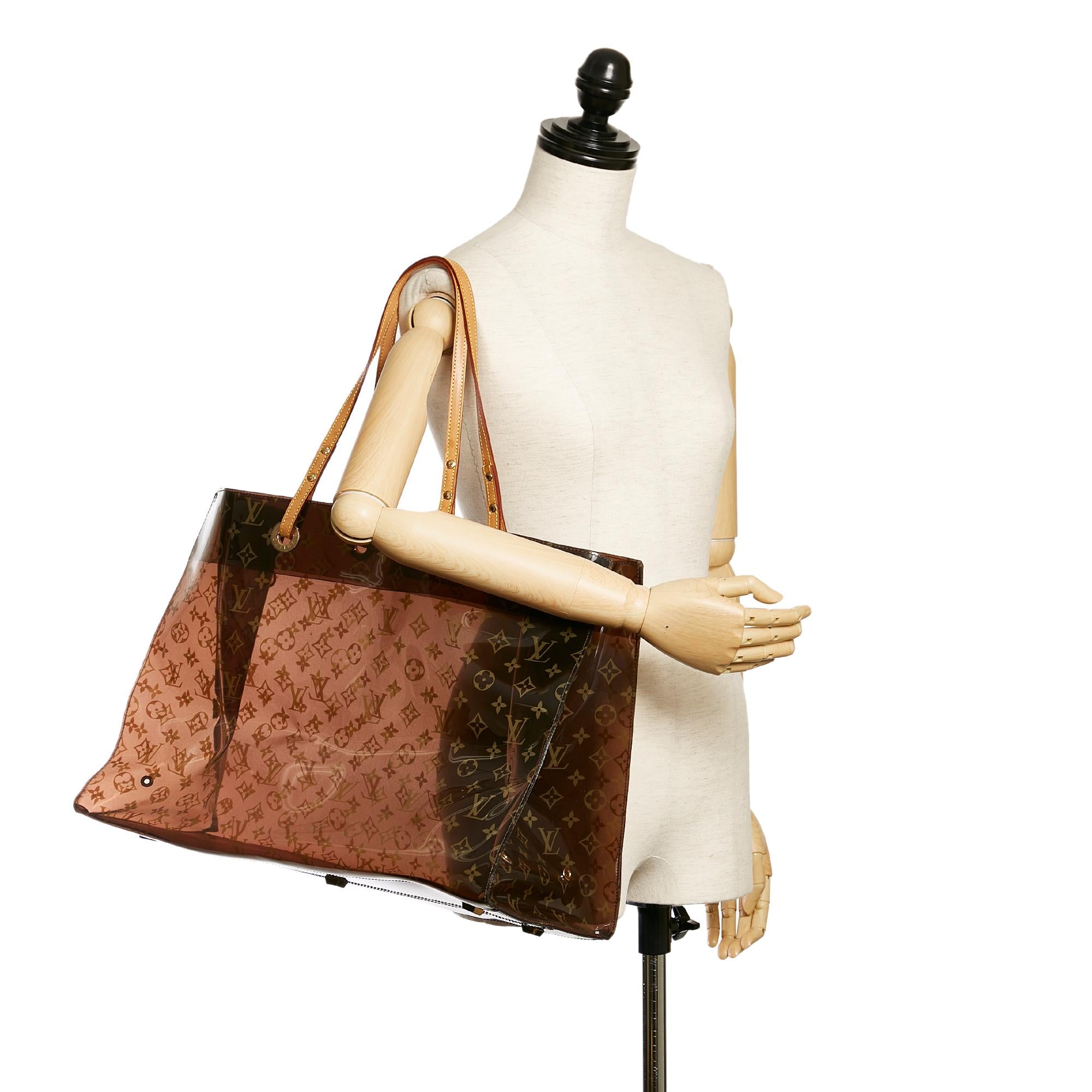 Louis Vuitton Monogram Vinyl Cabas Cruise (SHG-32601)