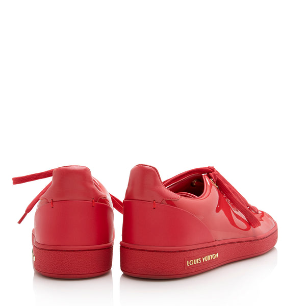 louis vuitton white and red sneakers