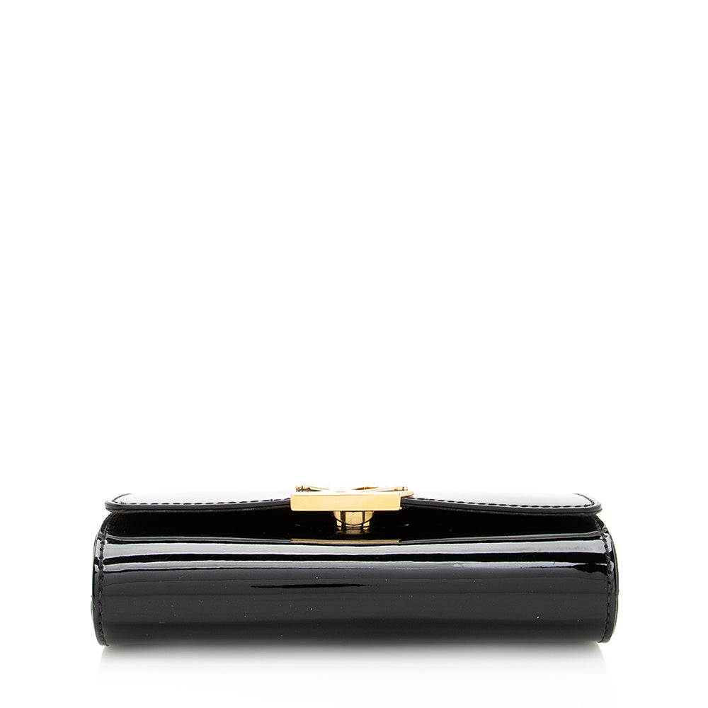 Louis Vuitton Patent Leather Louise Shoulder Bag (SHF-19742)