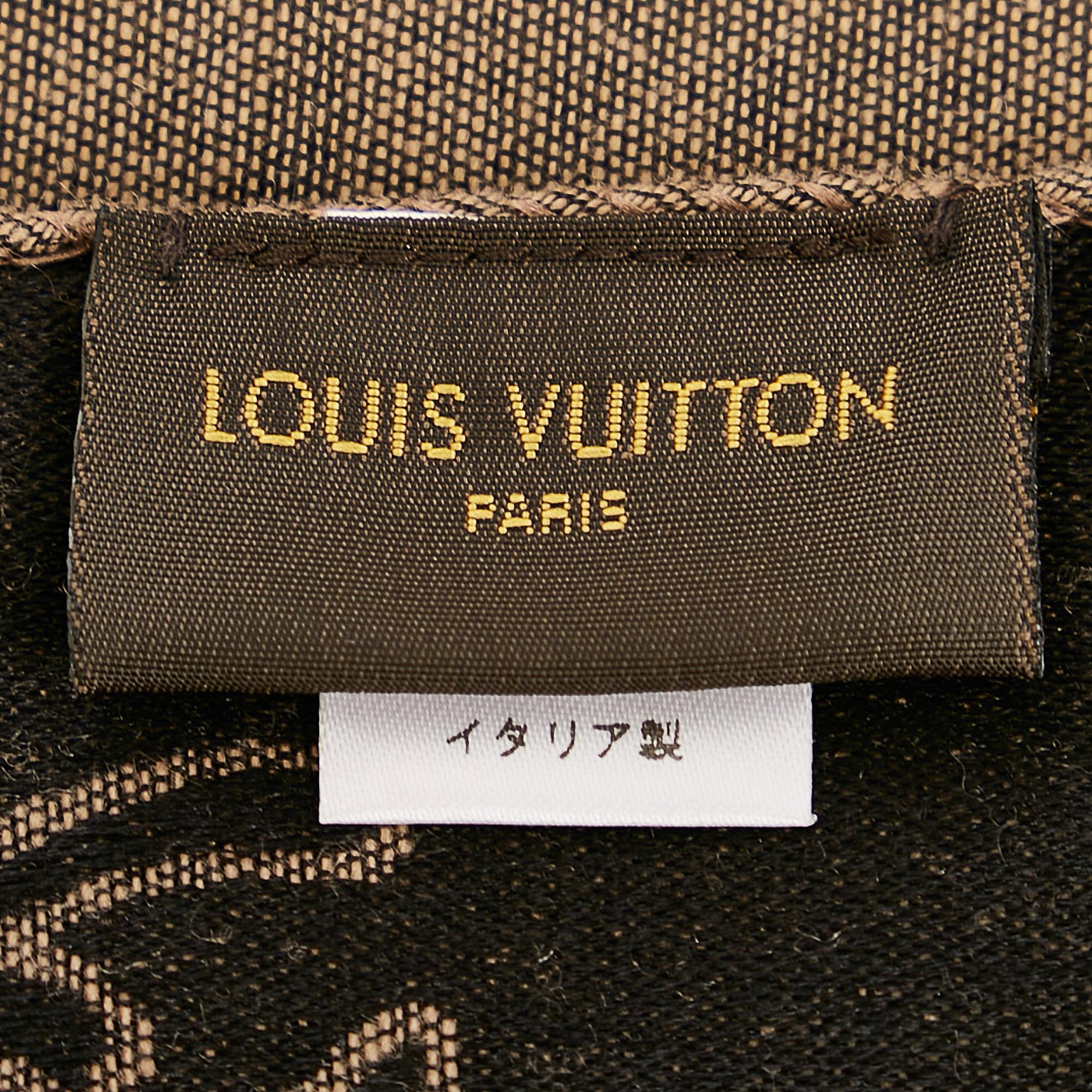 Louis Vuitton Printed Silk Scarf (SHG-26069)