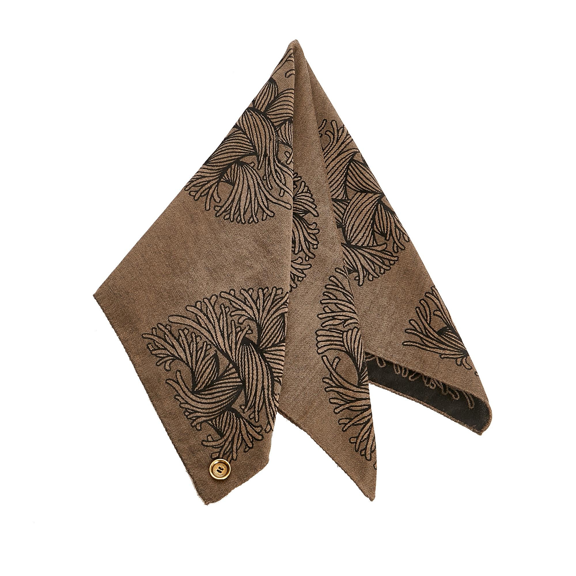 Louis Vuitton Printed Silk Scarf (SHG-26069)